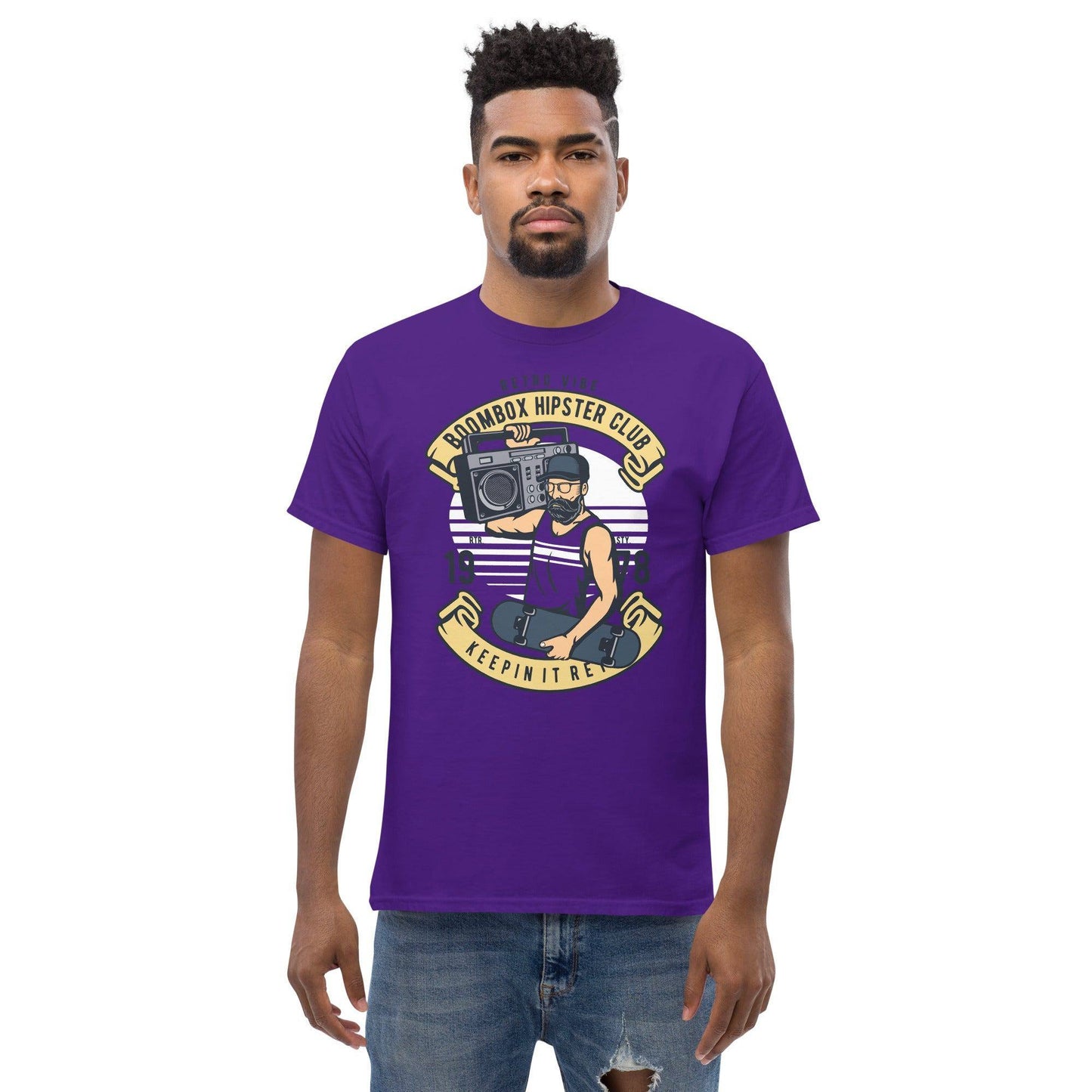 boombox-hipster-club-herren-t-shirt-t-shirt-jlr-design-14 - JLR Design