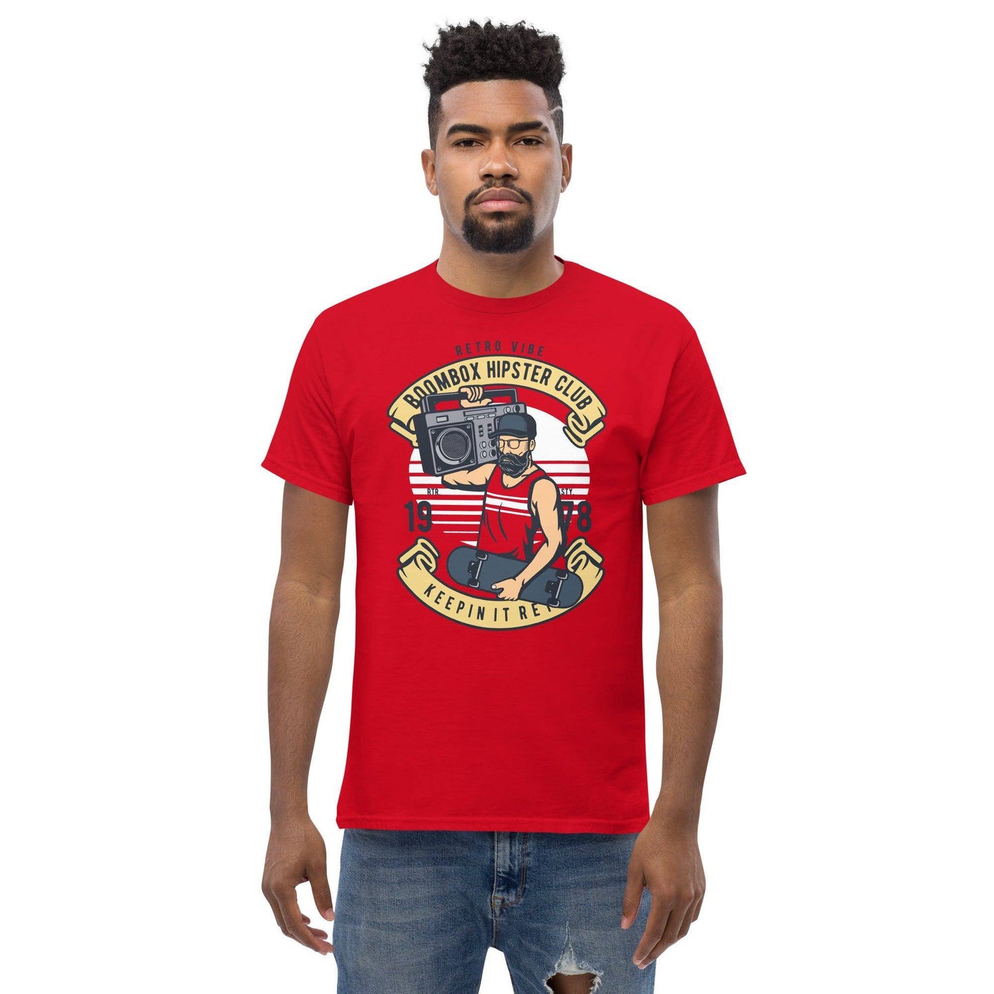 boombox-hipster-club-herren-t-shirt-t-shirt-jlr-design-18 - JLR Design