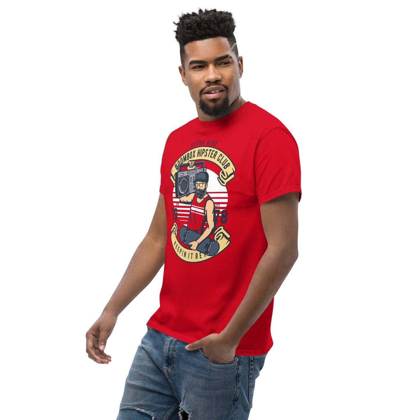 boombox-hipster-club-herren-t-shirt-t-shirt-jlr-design-20 - JLR Design