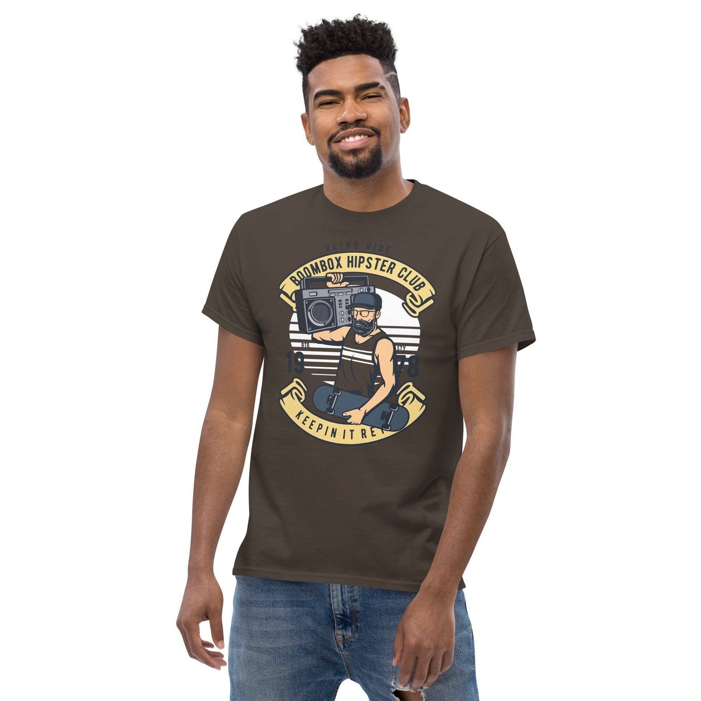 boombox-hipster-club-herren-t-shirt-t-shirt-jlr-design-23 - JLR Design