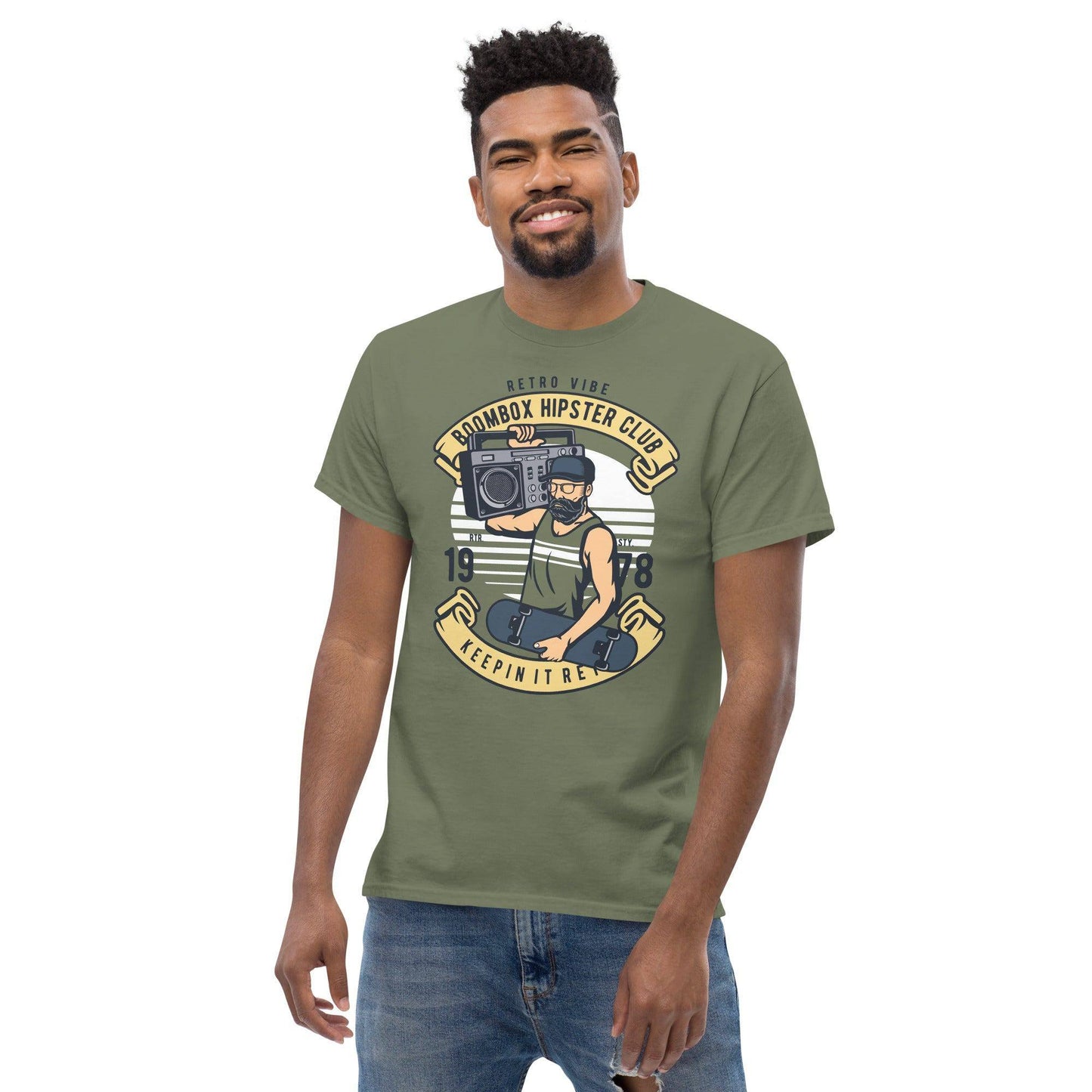 boombox-hipster-club-herren-t-shirt-t-shirt-jlr-design-31 - JLR Design