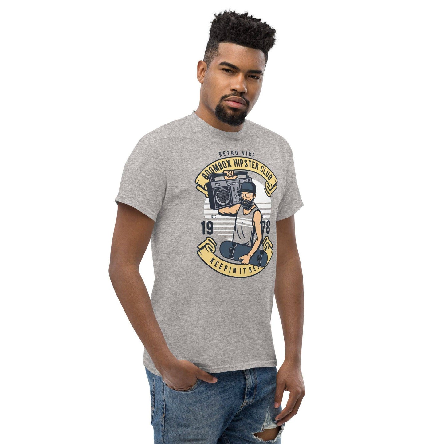 boombox-hipster-club-herren-t-shirt-t-shirt-jlr-design-40 - JLR Design