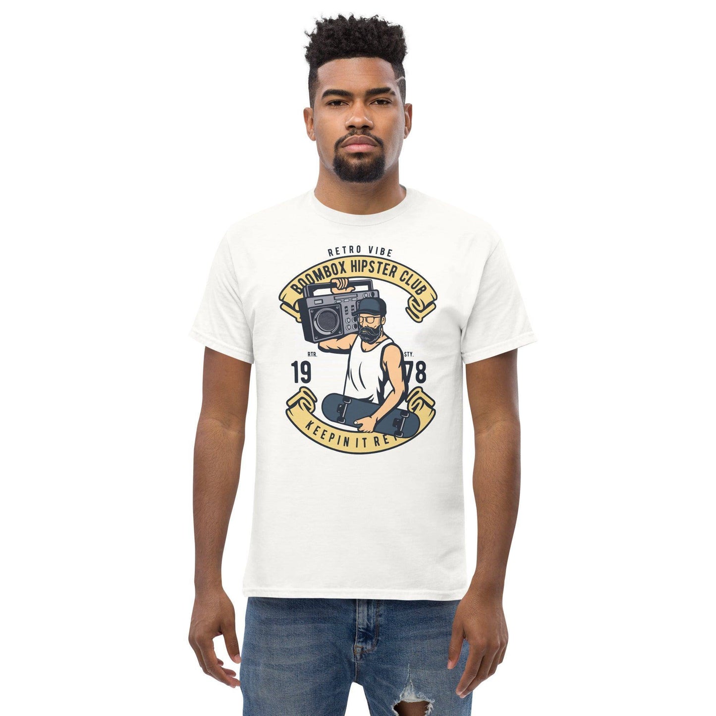boombox-hipster-club-herren-t-shirt-t-shirt-jlr-design-41 - JLR Design