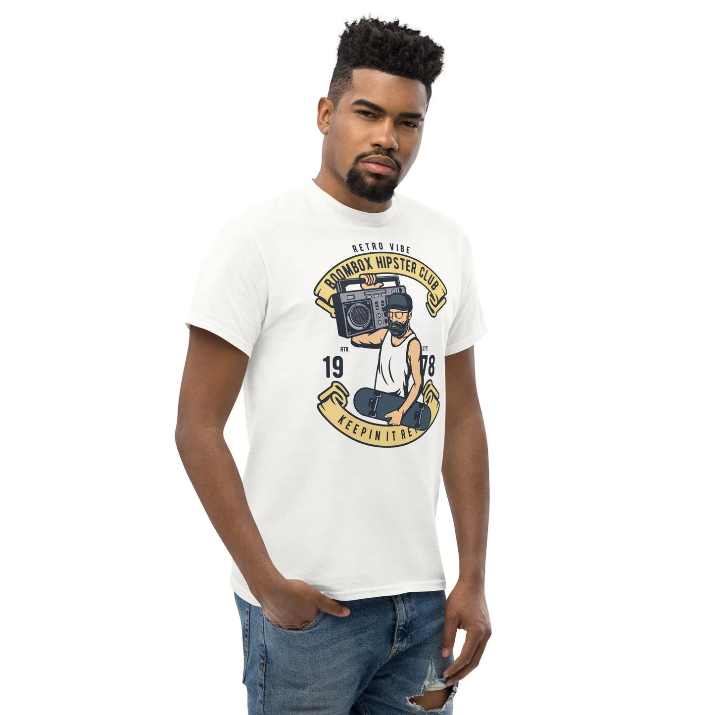 boombox-hipster-club-herren-t-shirt-t-shirt-jlr-design-44 - JLR Design