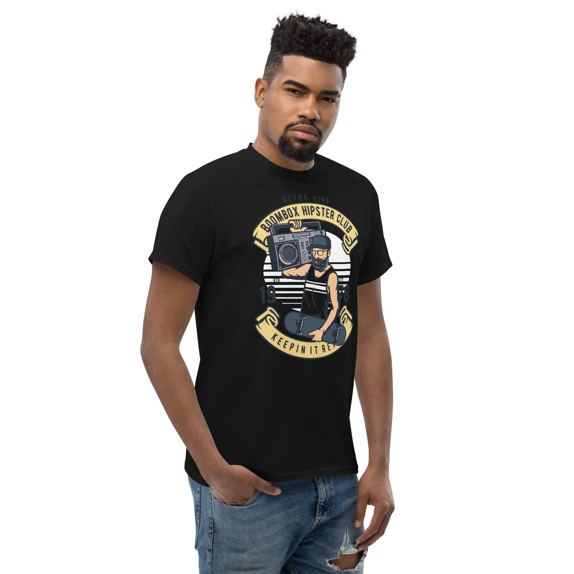 boombox-hipster-club-herren-t-shirt-t-shirt-jlr-design-9 - JLR Design
