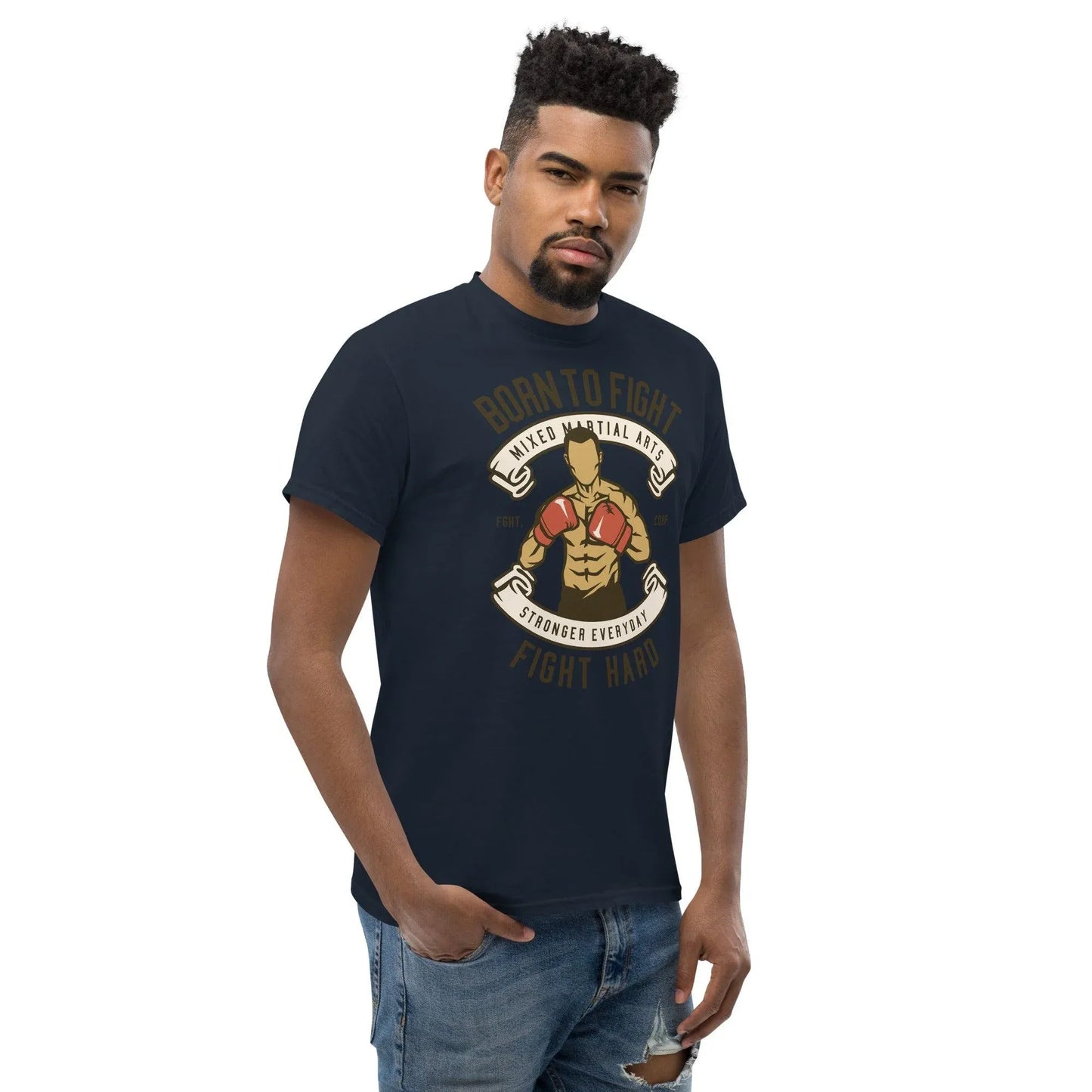 born-to-fight-herren-t-shirt-t-shirt-jlr-design-13 - JLR Design