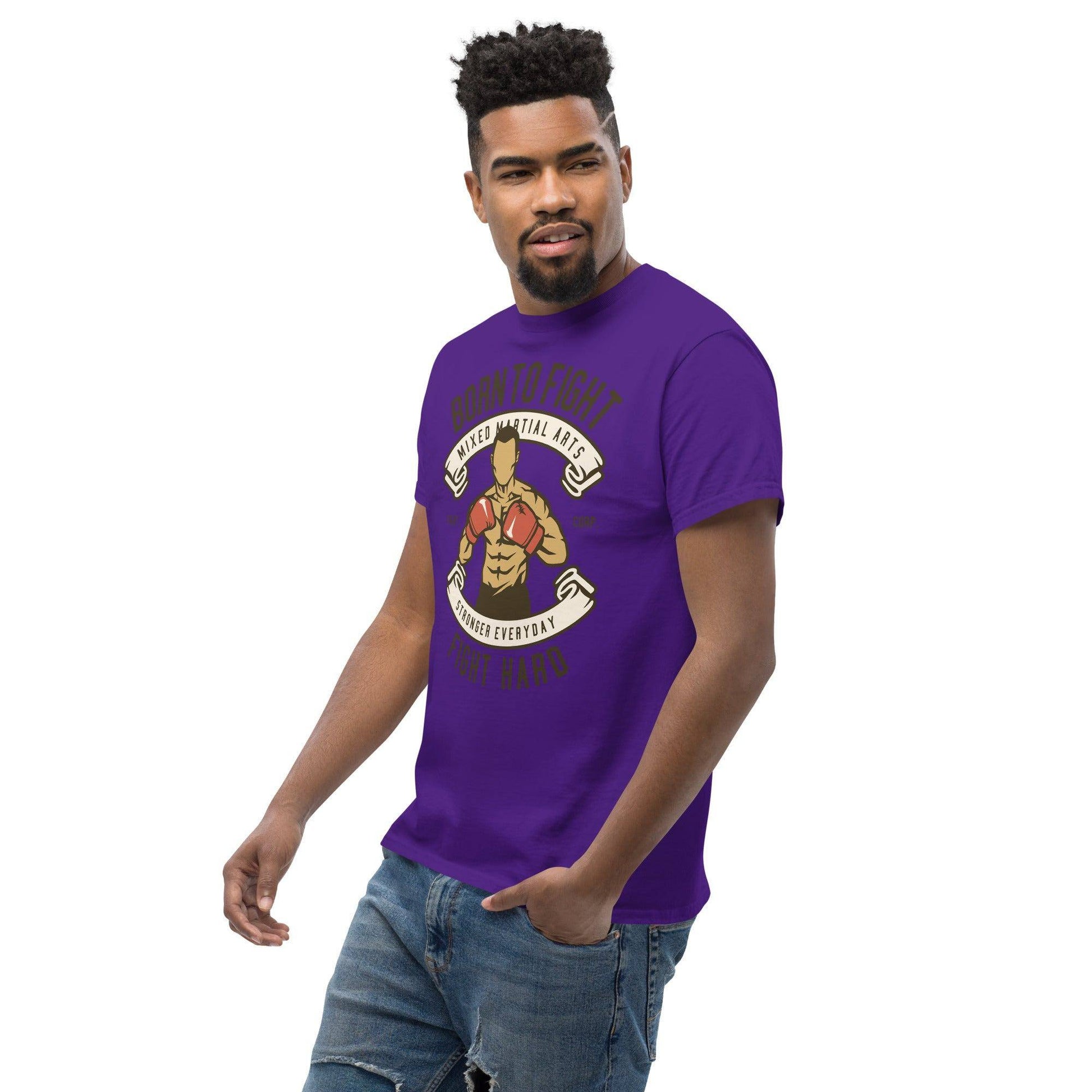 born-to-fight-herren-t-shirt-t-shirt-jlr-design-16 - JLR Design