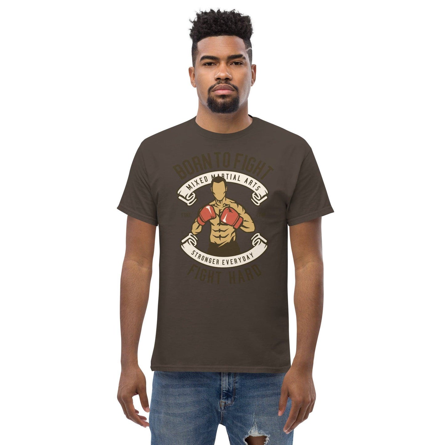 born-to-fight-herren-t-shirt-t-shirt-jlr-design-22 - JLR Design