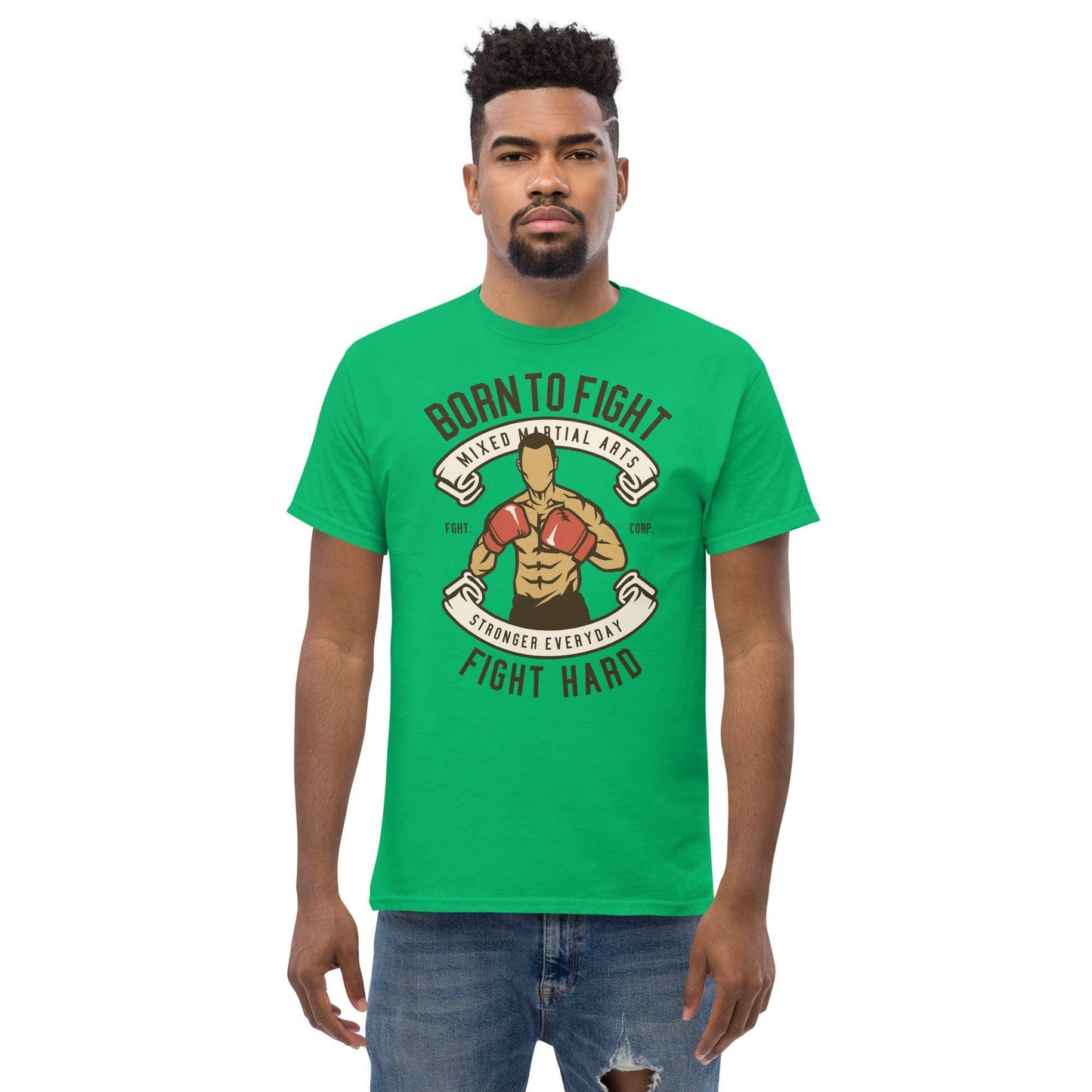 born-to-fight-herren-t-shirt-t-shirt-jlr-design-33 - JLR Design
