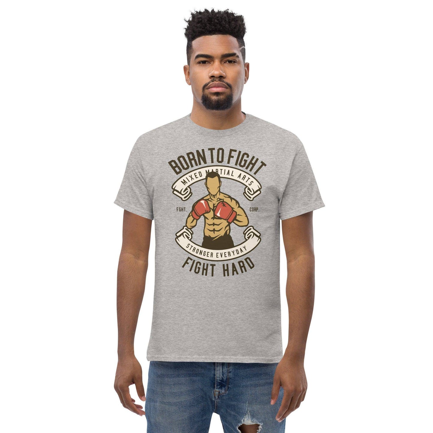 born-to-fight-herren-t-shirt-t-shirt-jlr-design-37 - JLR Design