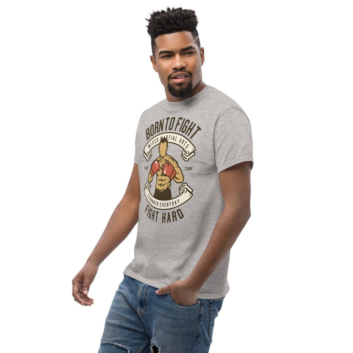 born-to-fight-herren-t-shirt-t-shirt-jlr-design-39 - JLR Design