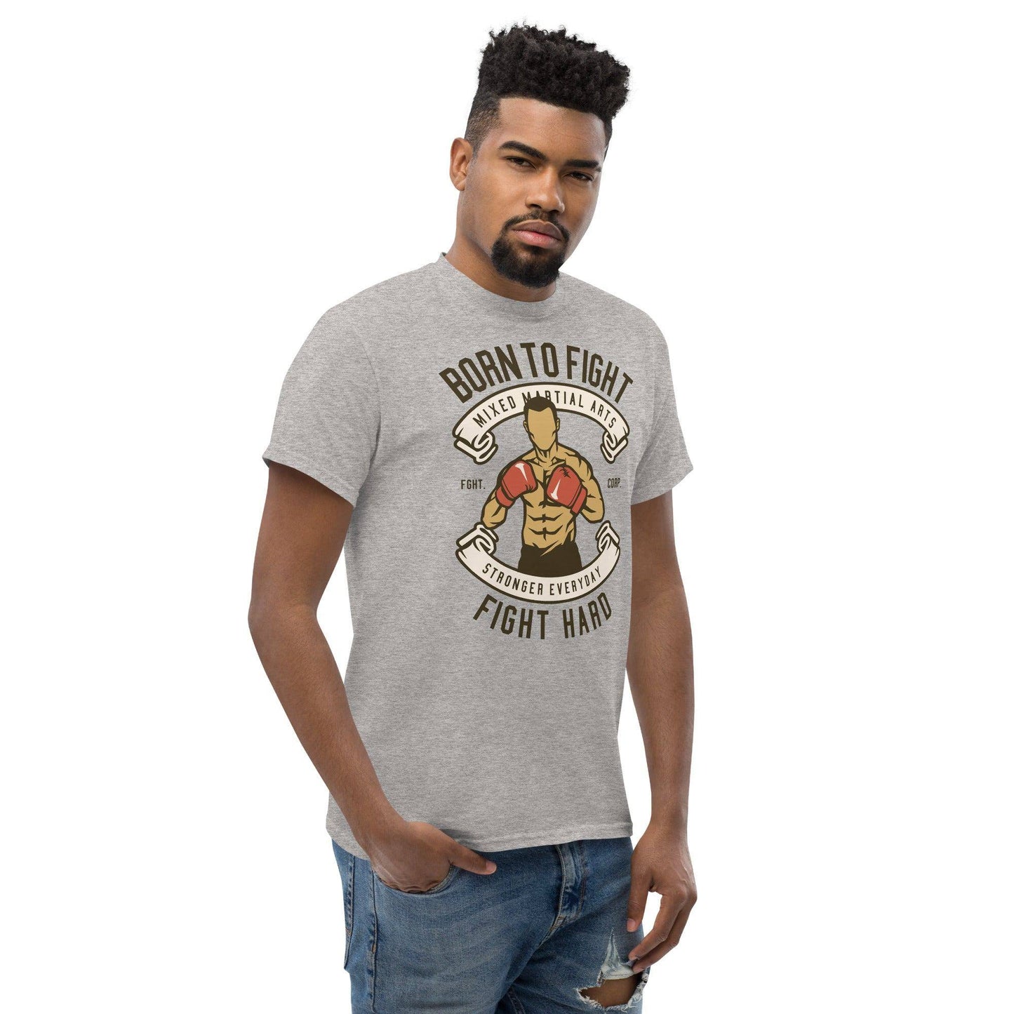 born-to-fight-herren-t-shirt-t-shirt-jlr-design-40 - JLR Design