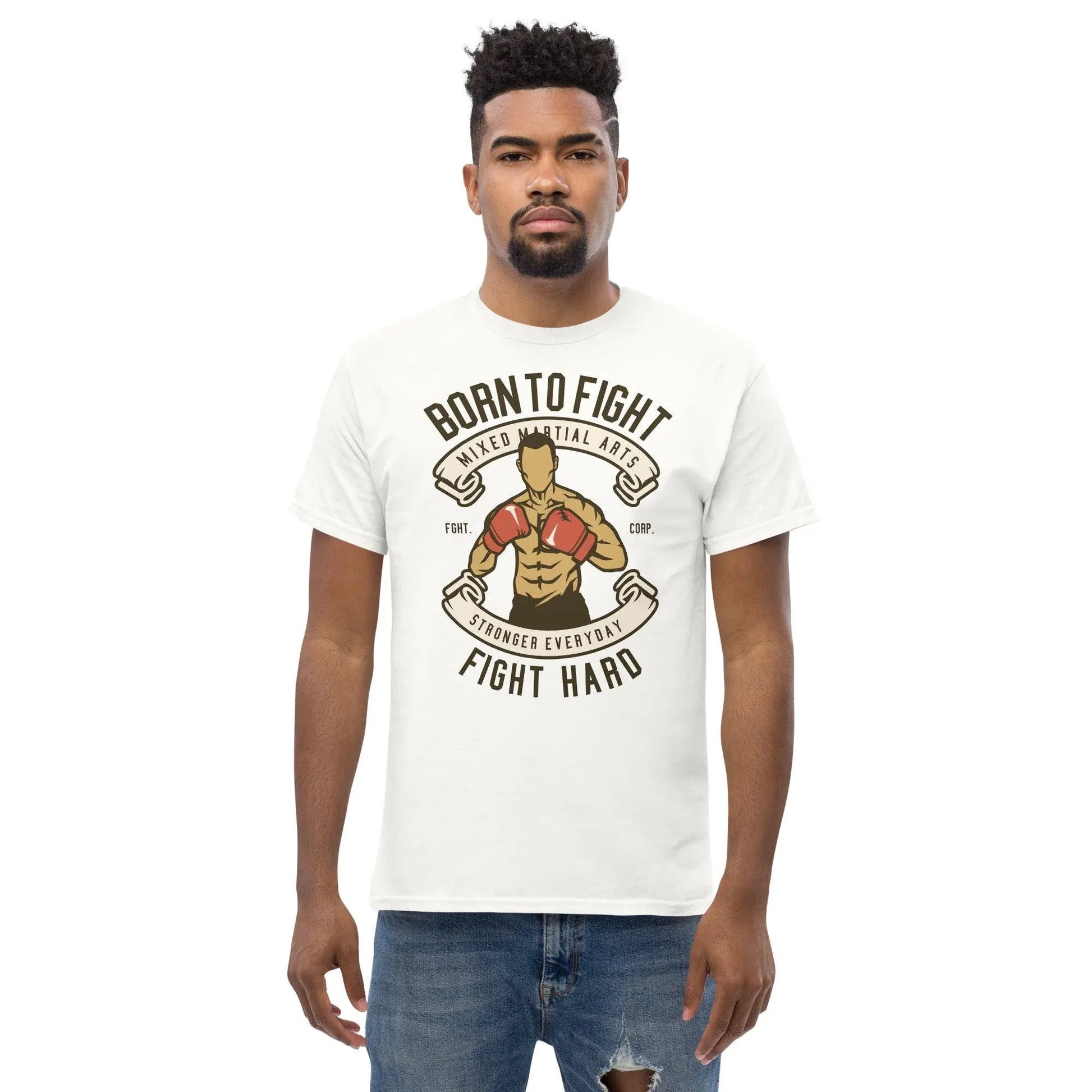 born-to-fight-herren-t-shirt-t-shirt-jlr-design-41 - JLR Design