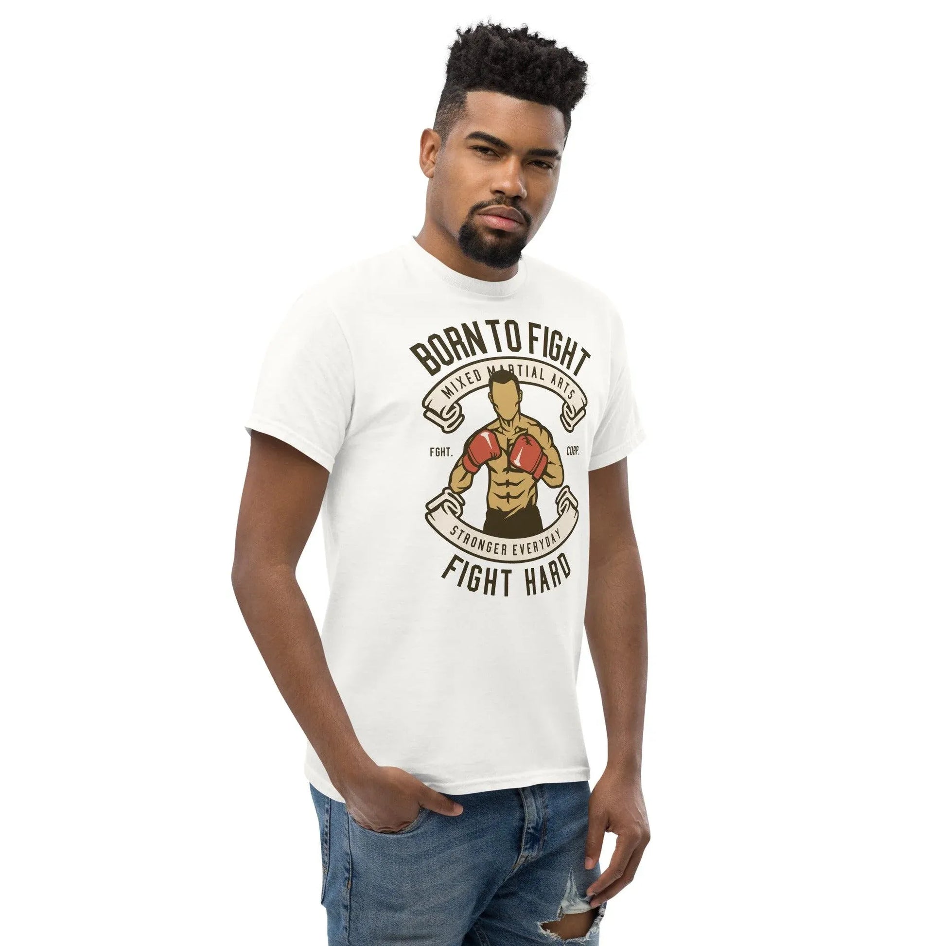 born-to-fight-herren-t-shirt-t-shirt-jlr-design-44 - JLR Design