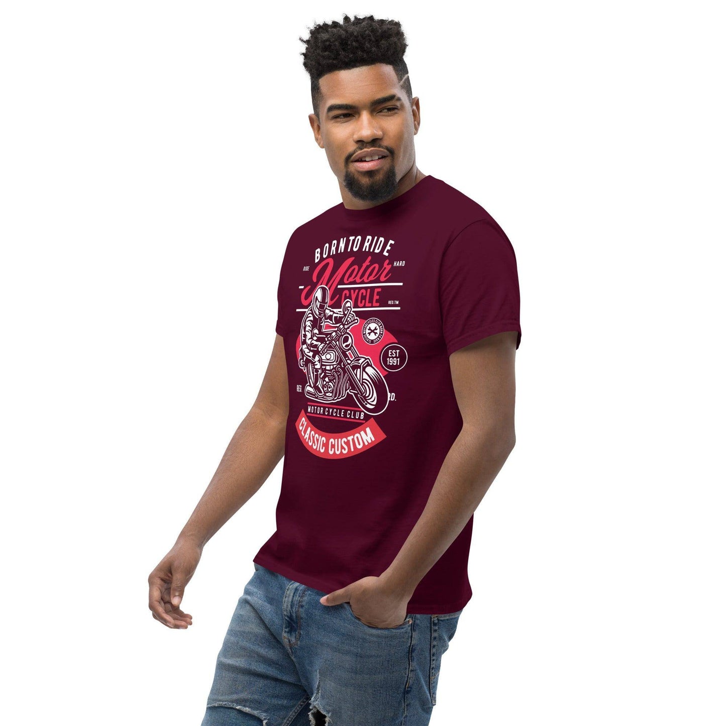 born-to-ride-herren-t-shirt-t-shirt-jlr-design-3 - JLR Design