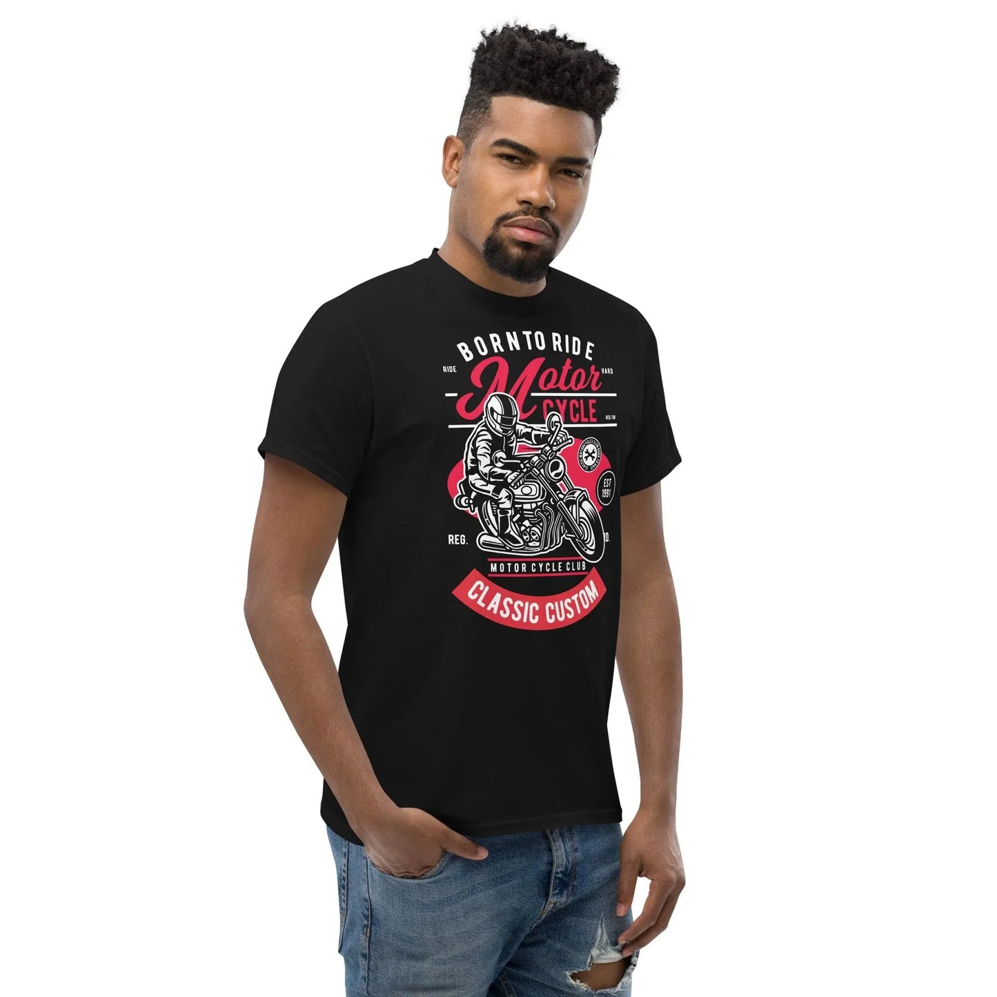 born-to-ride-herren-t-shirt-t-shirt-jlr-design-8 - JLR Design