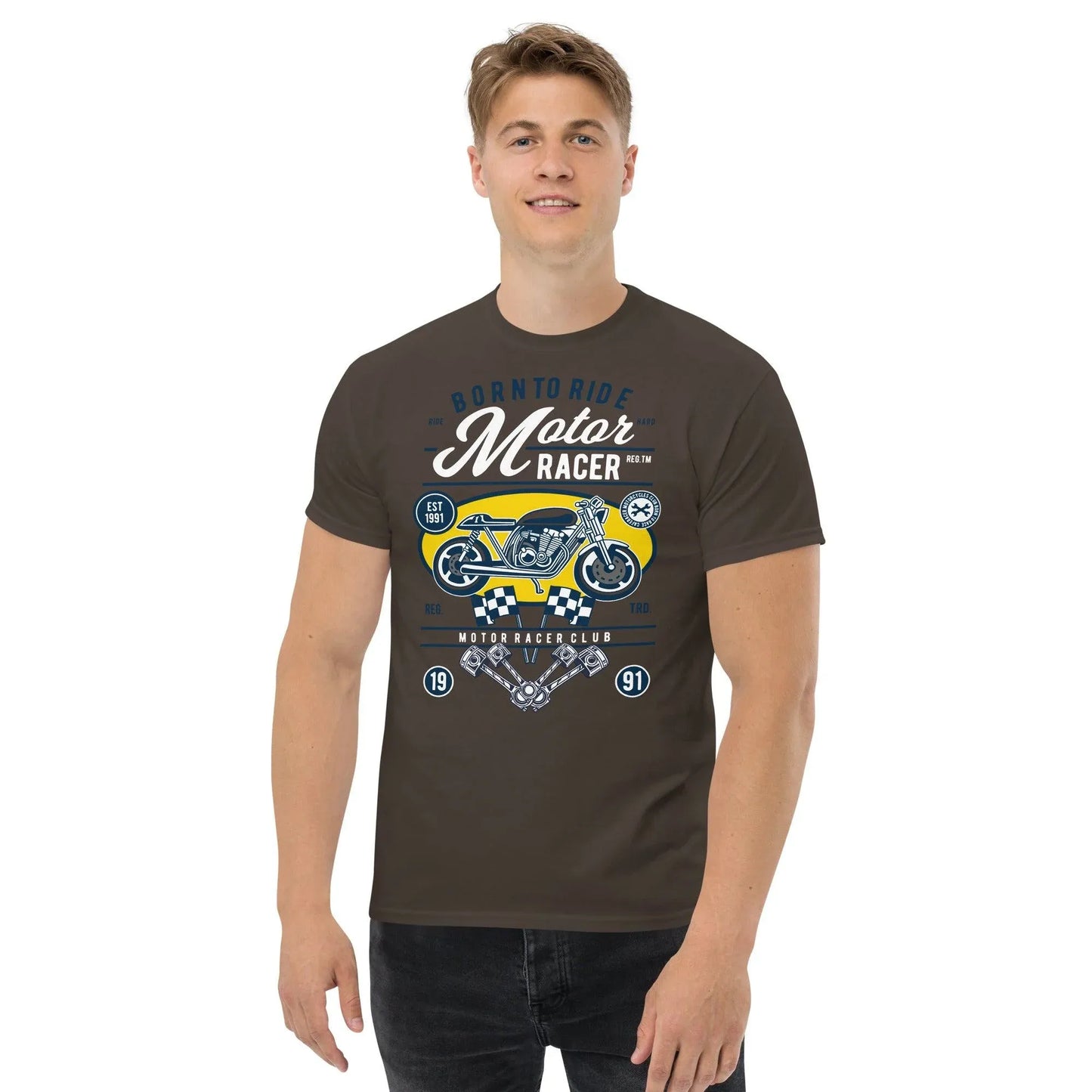 born-to-ride-motoracer-herren-t-shirt-t-shirt-jlr-design-16 - JLR Design