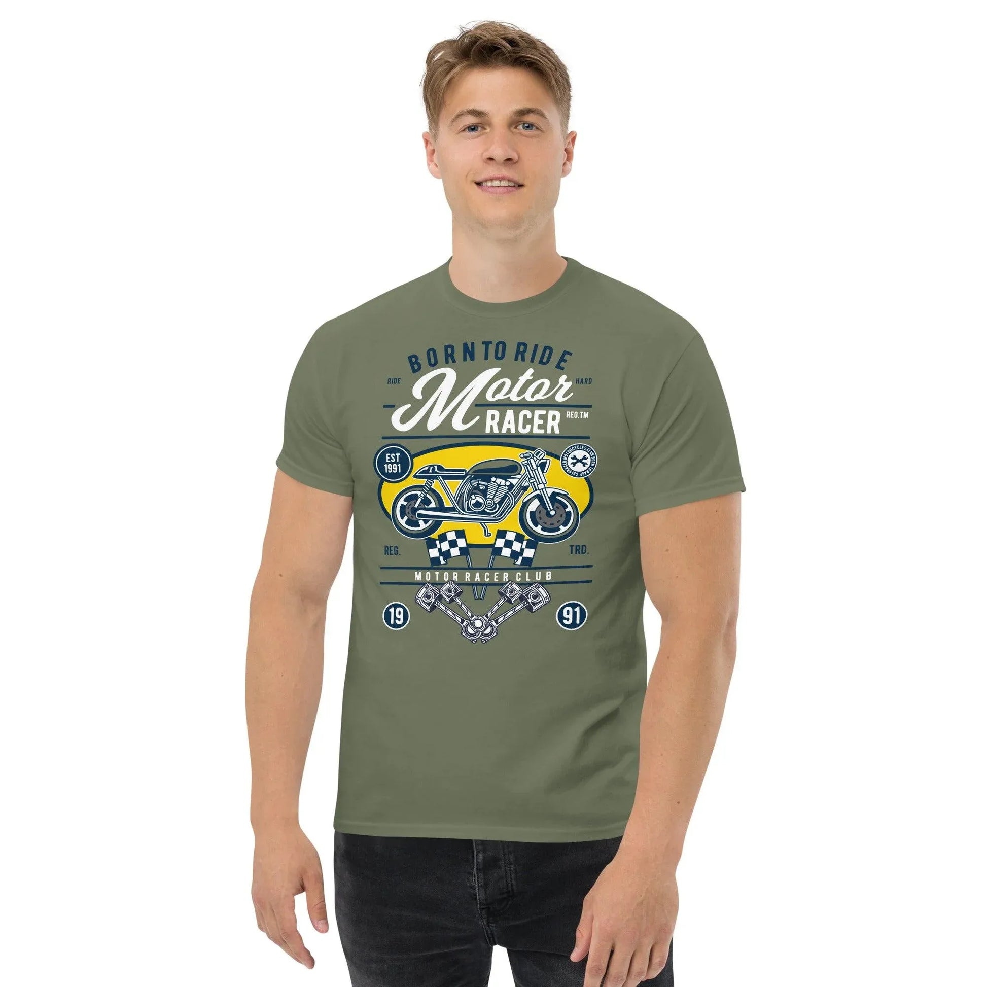 born-to-ride-motoracer-herren-t-shirt-t-shirt-jlr-design-22 - JLR Design