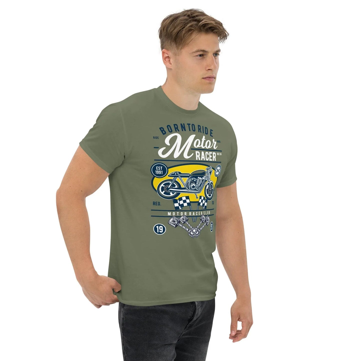born-to-ride-motoracer-herren-t-shirt-t-shirt-jlr-design-24 - JLR Design