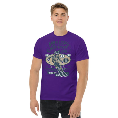 born-to-ski-herren-t-shirt-t-shirt-jlr-design-11 - JLR Design