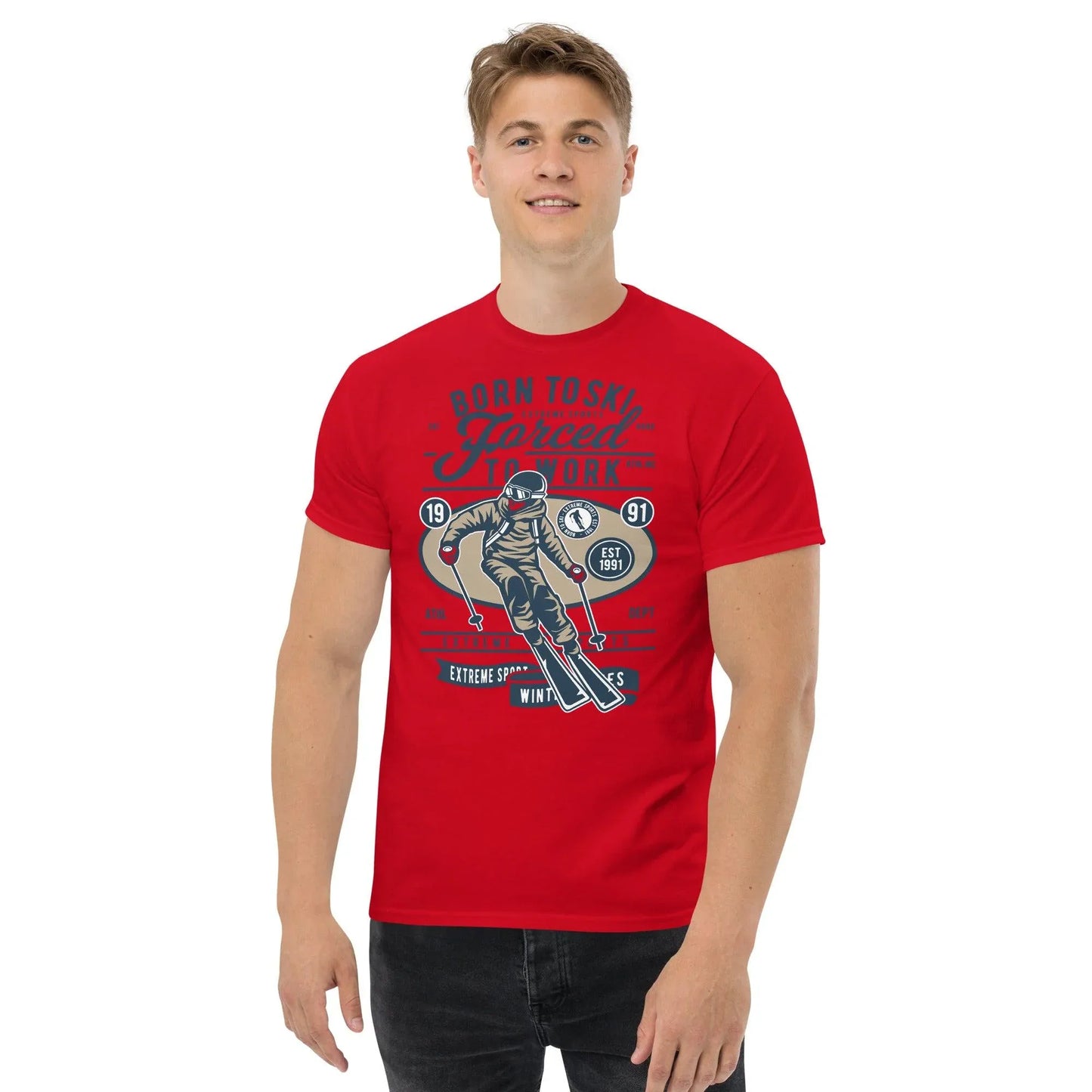 born-to-ski-herren-t-shirt-t-shirt-jlr-design-14 - JLR Design