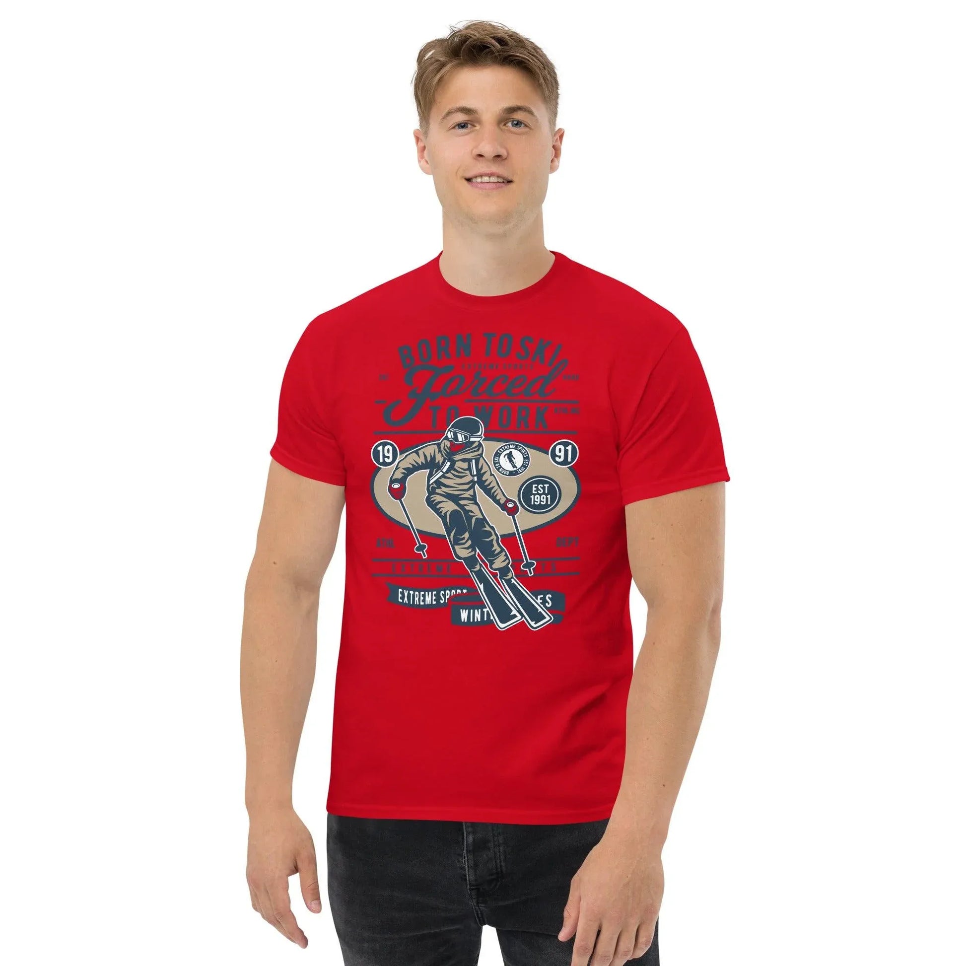 born-to-ski-herren-t-shirt-t-shirt-jlr-design-14 - JLR Design