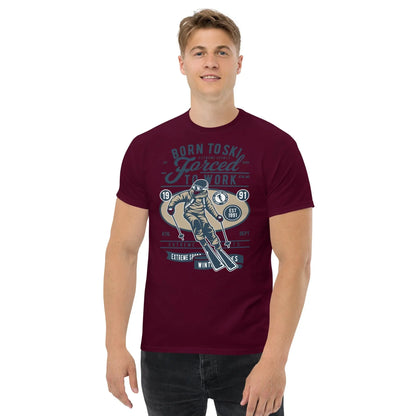 born-to-ski-herren-t-shirt-t-shirt-jlr-design-2 - JLR Design