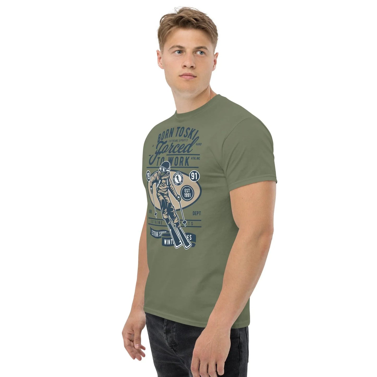born-to-ski-herren-t-shirt-t-shirt-jlr-design-24 - JLR Design