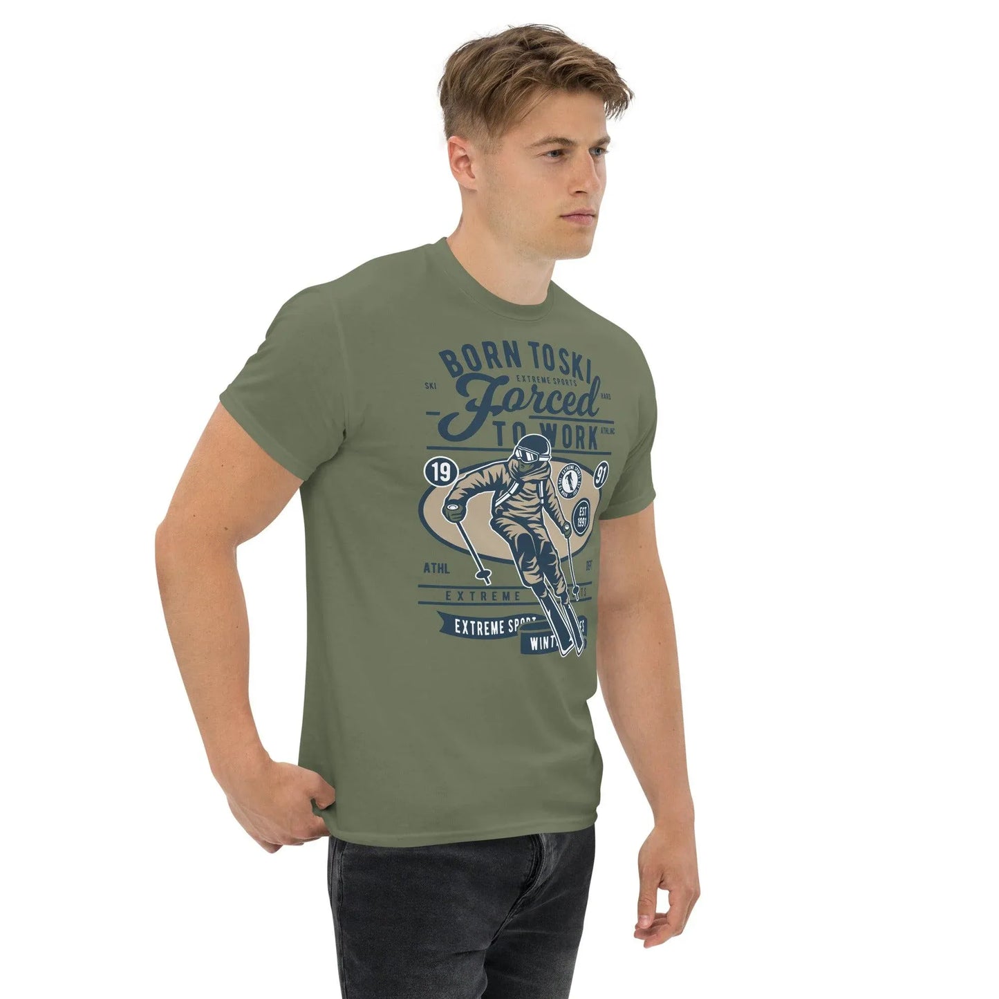 born-to-ski-herren-t-shirt-t-shirt-jlr-design-25 - JLR Design