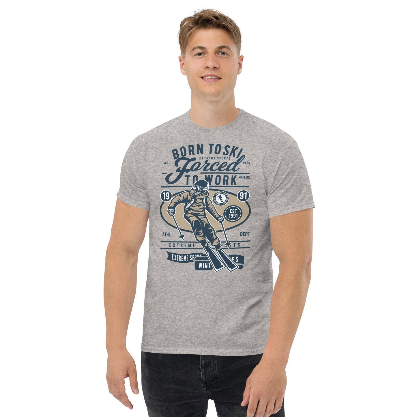 born-to-ski-herren-t-shirt-t-shirt-jlr-design-29 - JLR Design