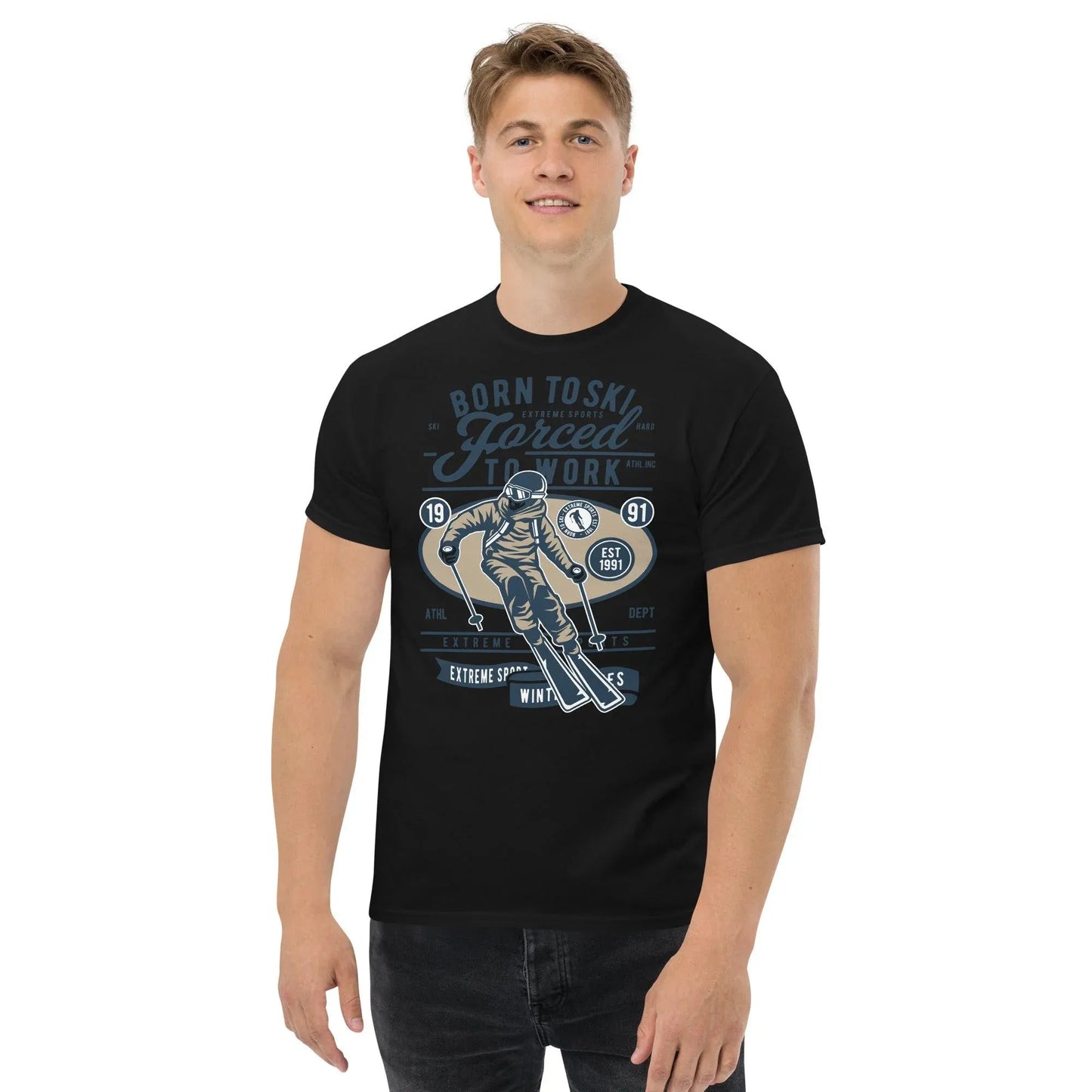 born-to-ski-herren-t-shirt-t-shirt-jlr-design-5 - JLR Design