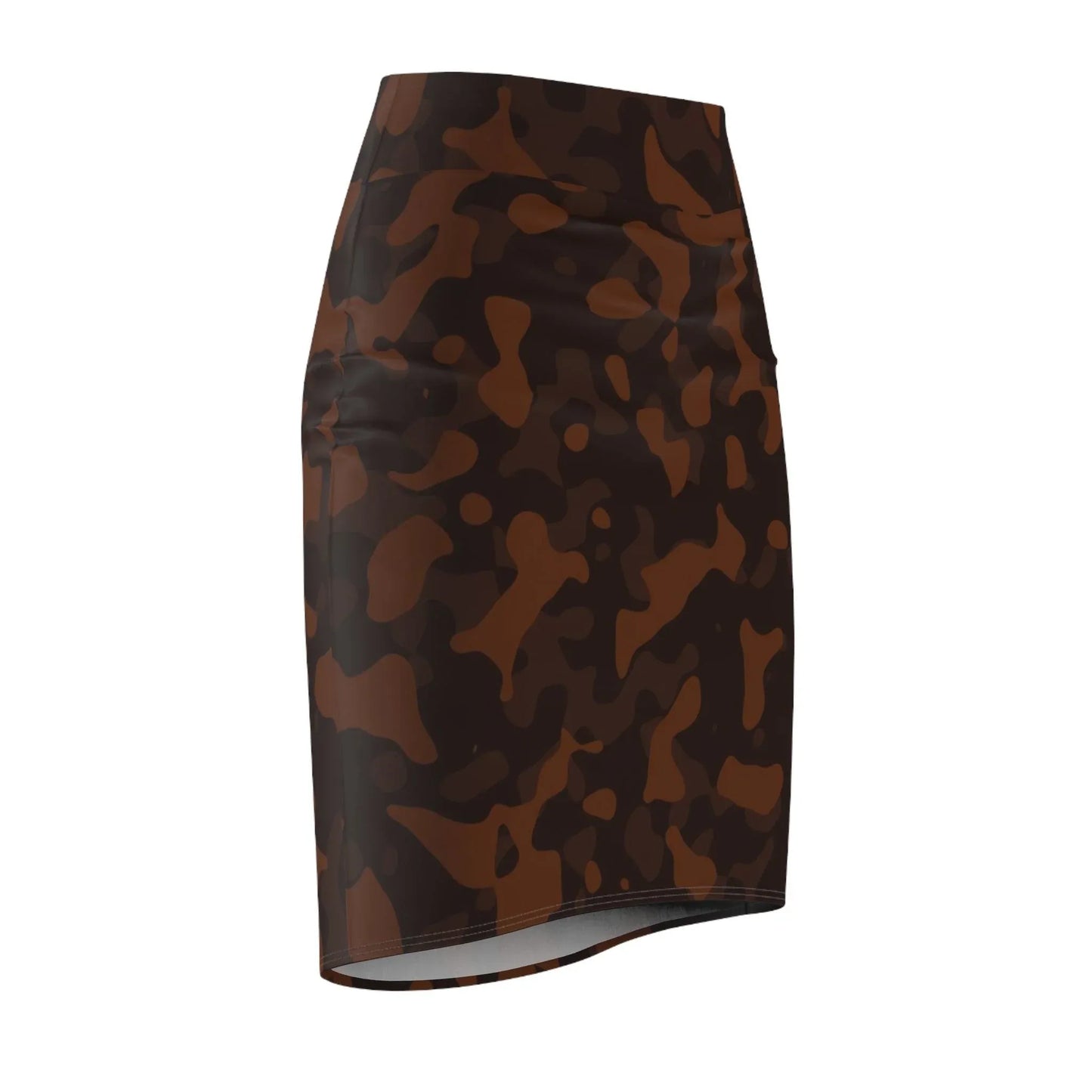 braun-camouflage-bleistiftrock-fur-damen-eleganter-mid-waist-rock-mit-stretch-komfort-bleistiftrock-jlr-design-4 - JLR Design