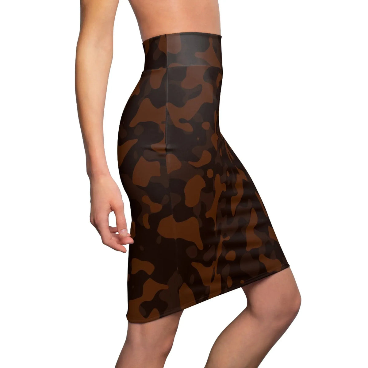 braun-camouflage-bleistiftrock-fur-damen-eleganter-mid-waist-rock-mit-stretch-komfort-bleistiftrock-jlr-design-jlr-design-de-7 - JLR Design