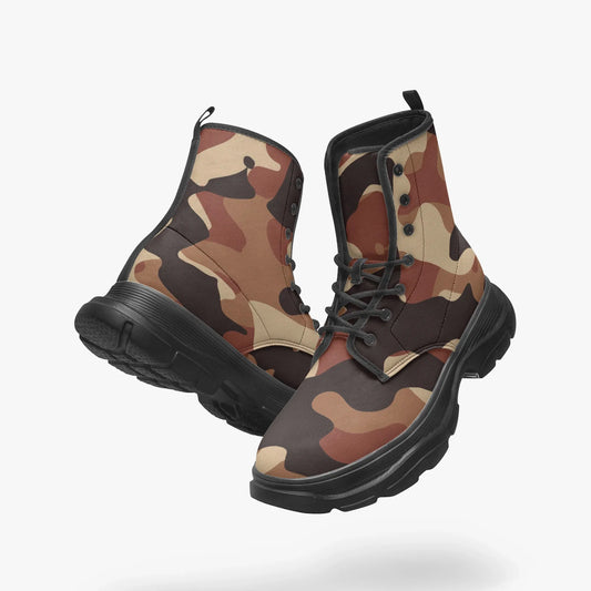 braune-camouflage-leather-chunky-boots-boots-jlr-design-1 - JLR Design
