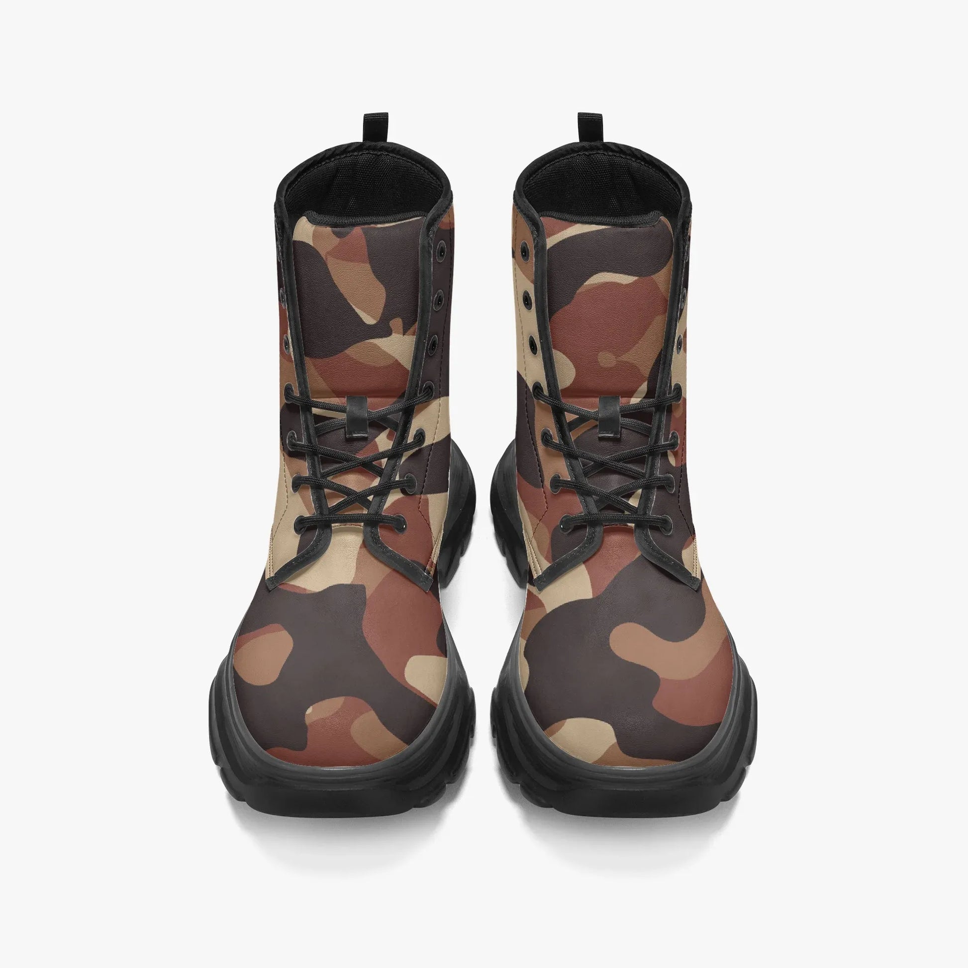 braune-camouflage-leather-chunky-boots-boots-jlr-design-5 - JLR Design