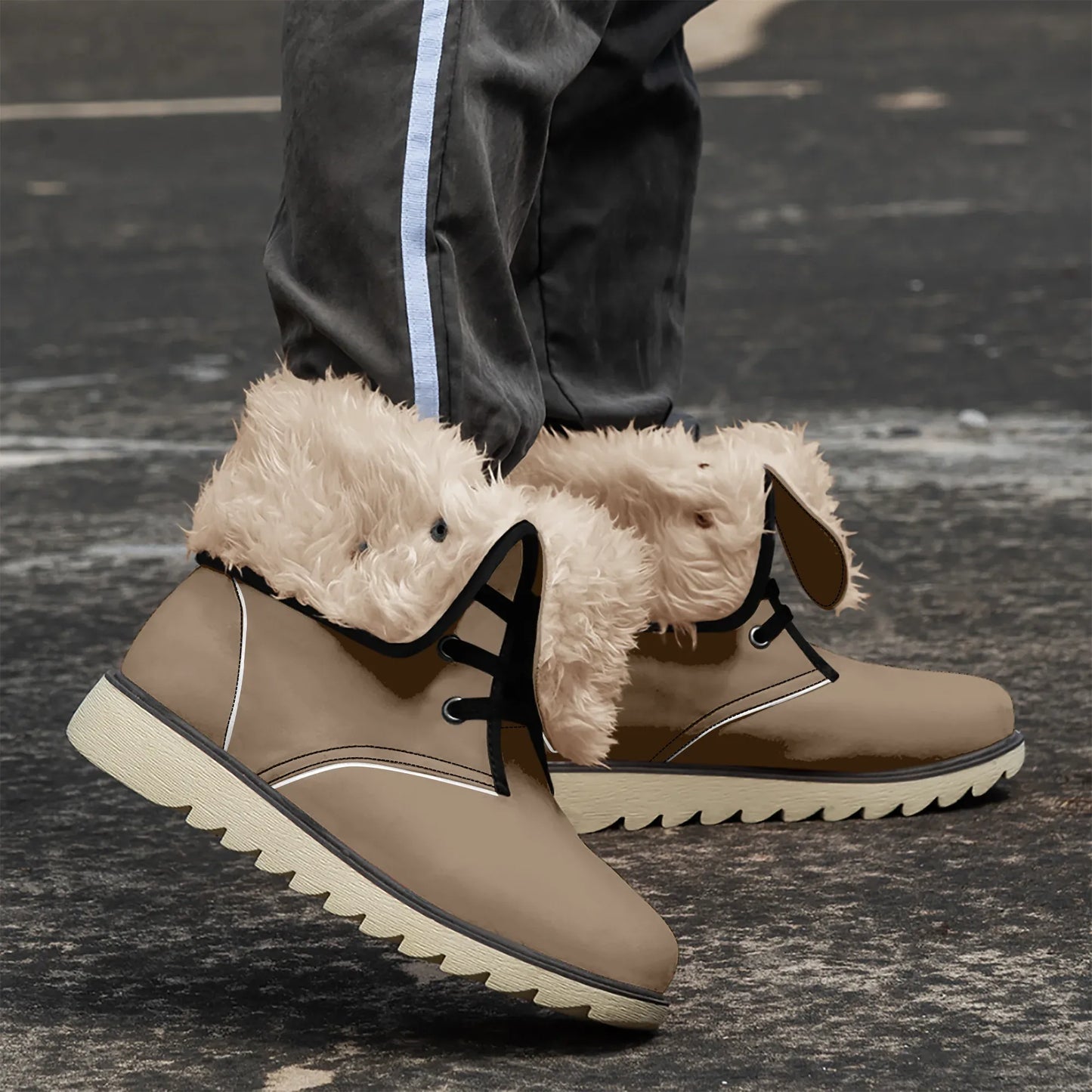 braune-chic-boots-mit-pluschfutter-boots-jlr-design-1 - JLR Design