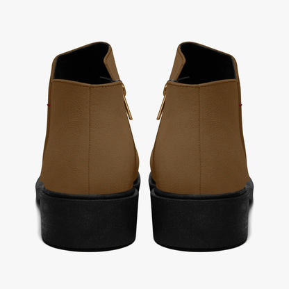 braune-elegante-reissverschluss-stiefeletten-stiefeletten-jlr-design-2 - JLR Design