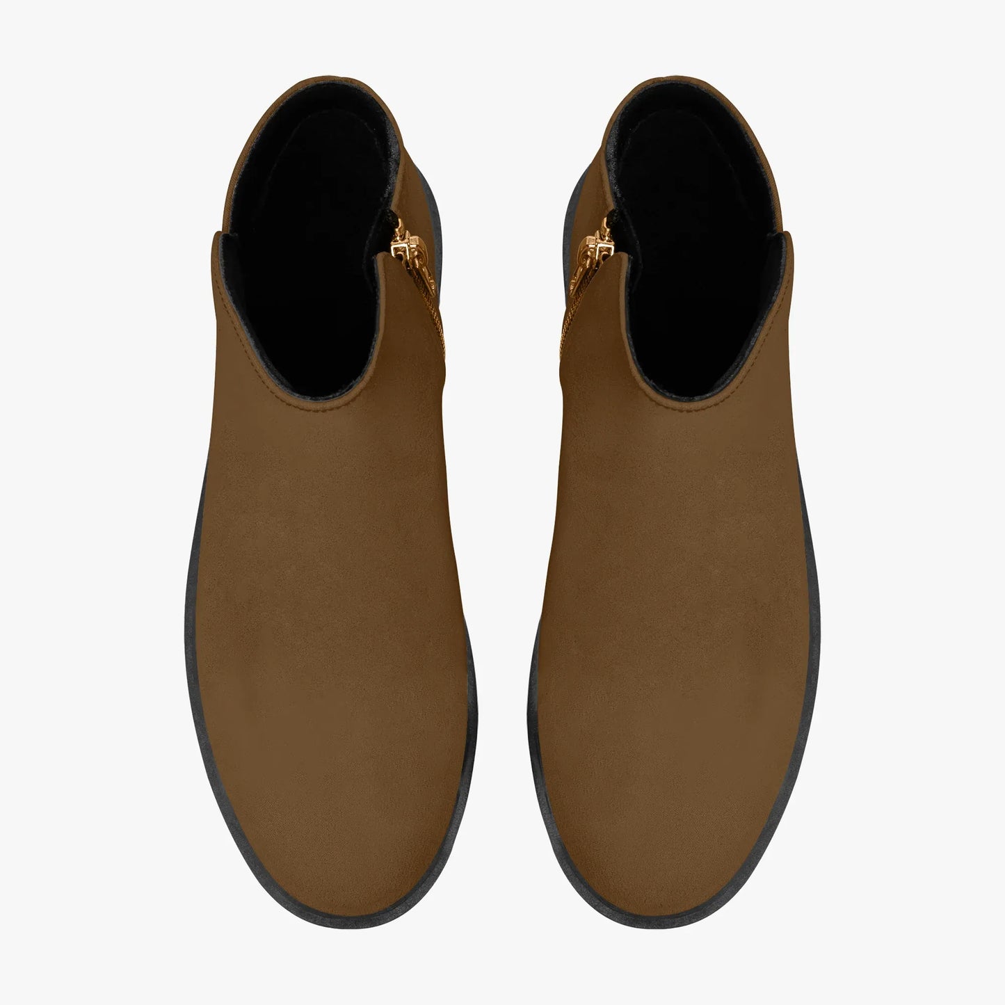 braune-elegante-reissverschluss-stiefeletten-stiefeletten-jlr-design-7 - JLR Design