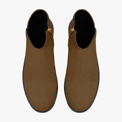 braune-elegante-reissverschluss-stiefeletten-stiefeletten-jlr-design-7 - JLR Design