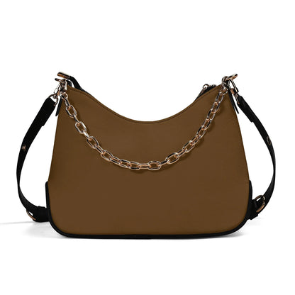 braune-elegante-umhangetasche-mit-kette-umhangetasche-jlr-design-1 - JLR Design
