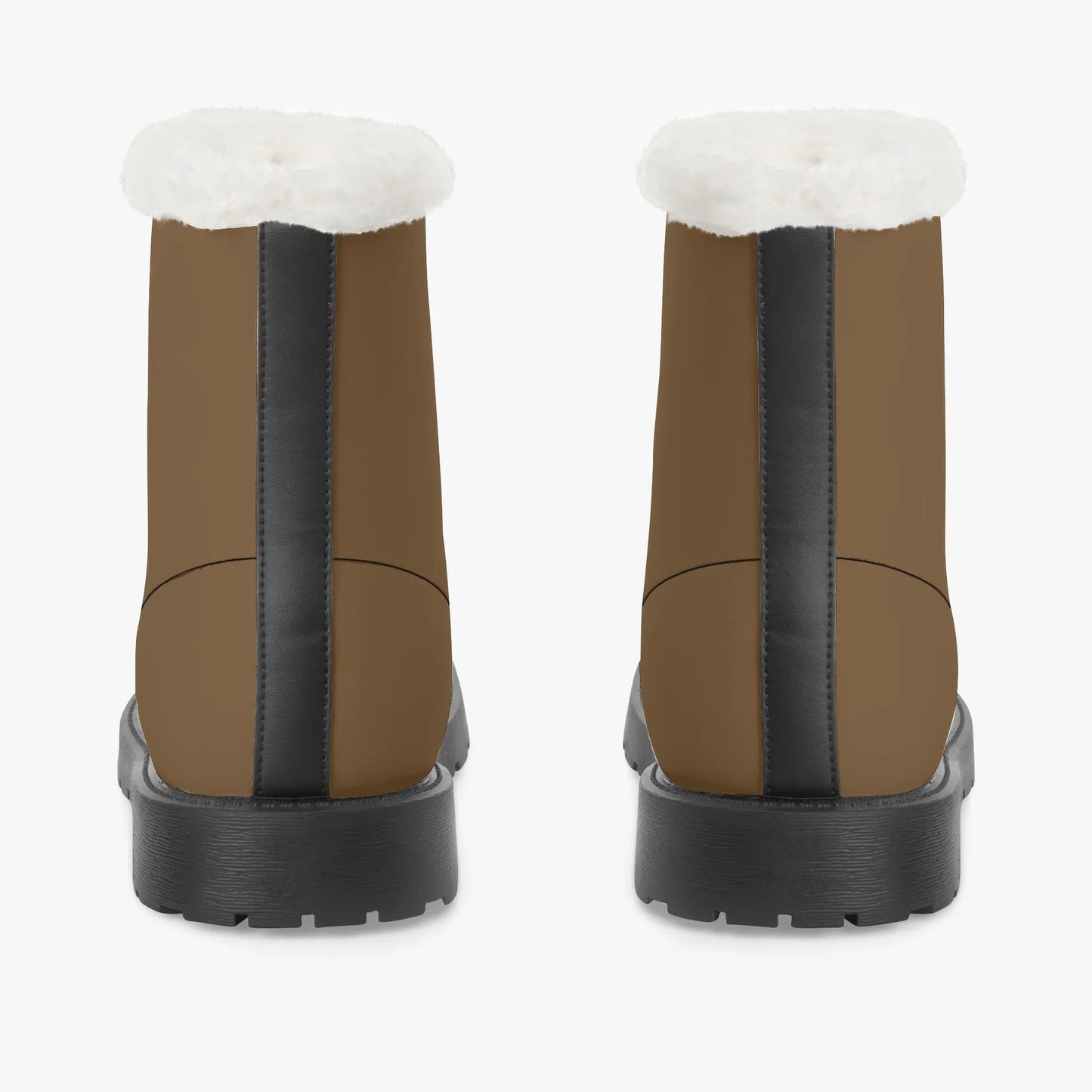 braune-faux-fur-leder-boots-boots-jlr-design-6 - JLR Design