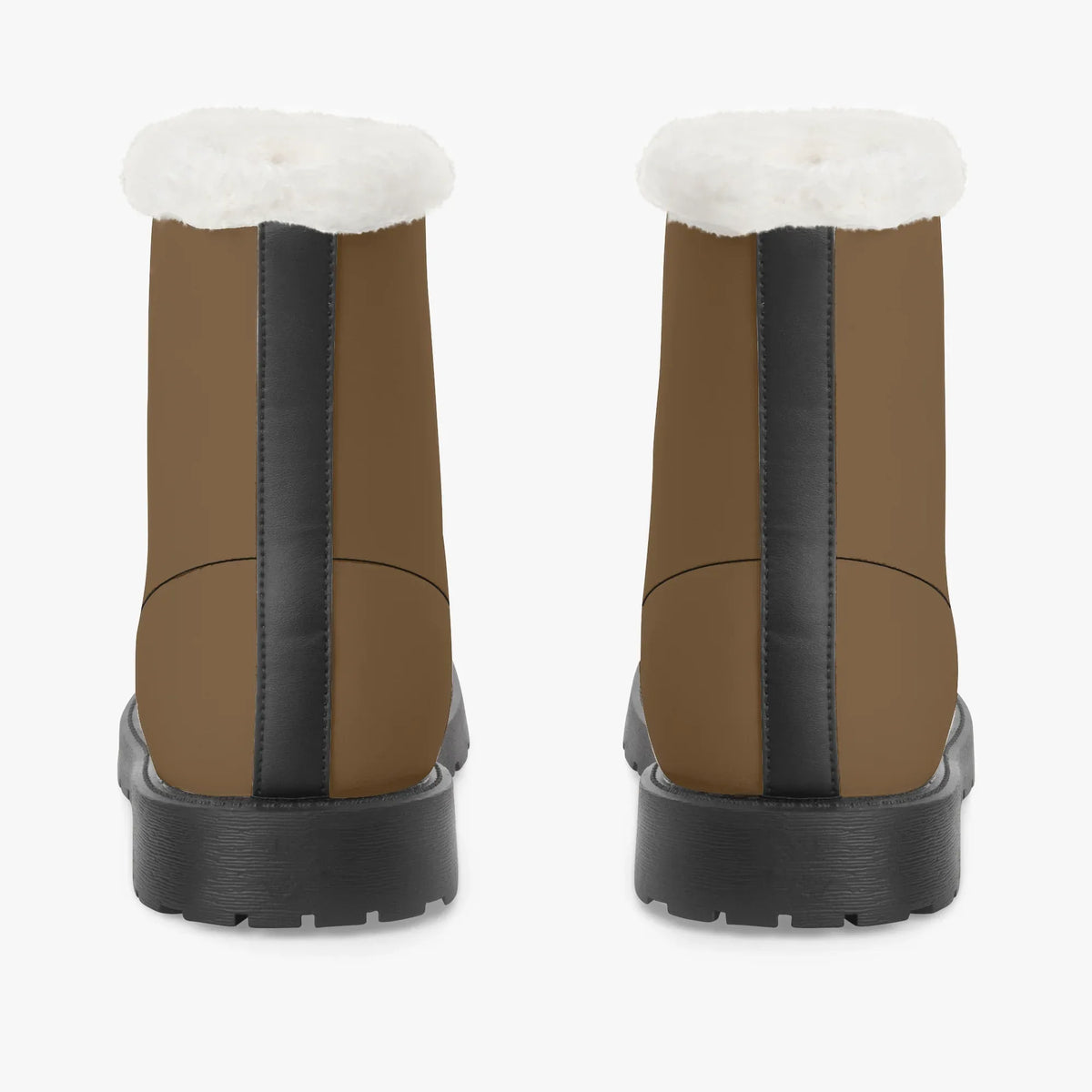 braune-faux-fur-leder-boots-boots-jlr-design-jlr-design-de-6 - JLR Design