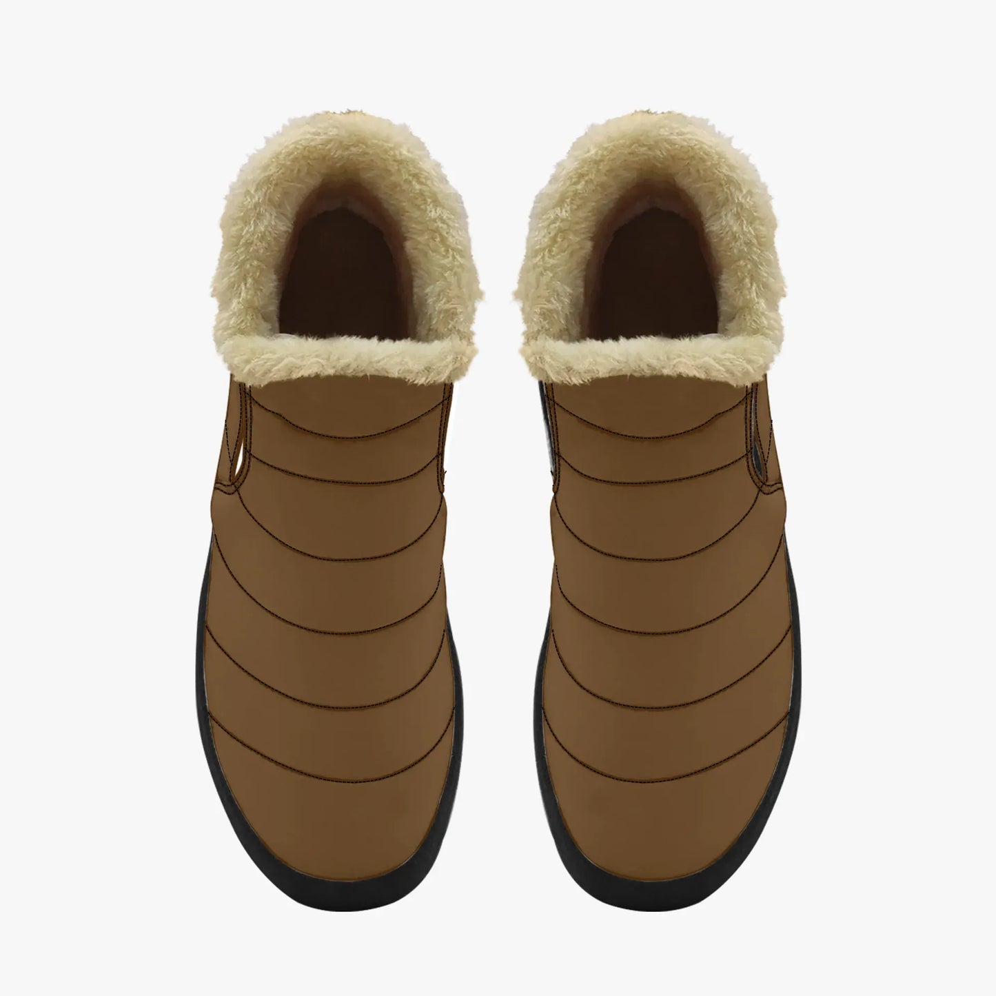 braune-faux-fur-slipper-slipper-jlr-design-5 - JLR Design