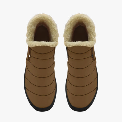 braune-faux-fur-slipper-slipper-jlr-design-5 - JLR Design