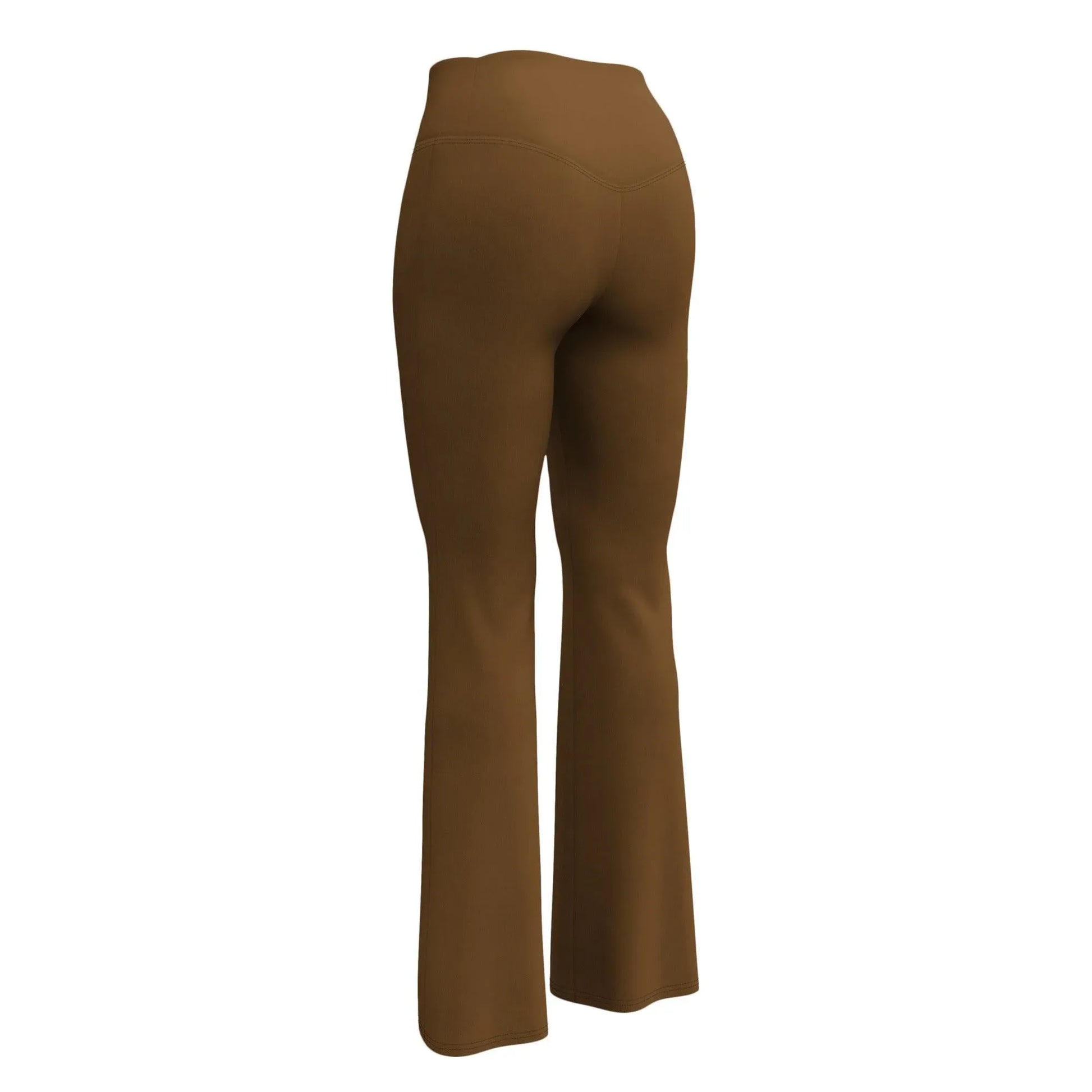 braune-high-waist-flare-leggings-flare-leggings-jlr-design-11 - JLR Design
