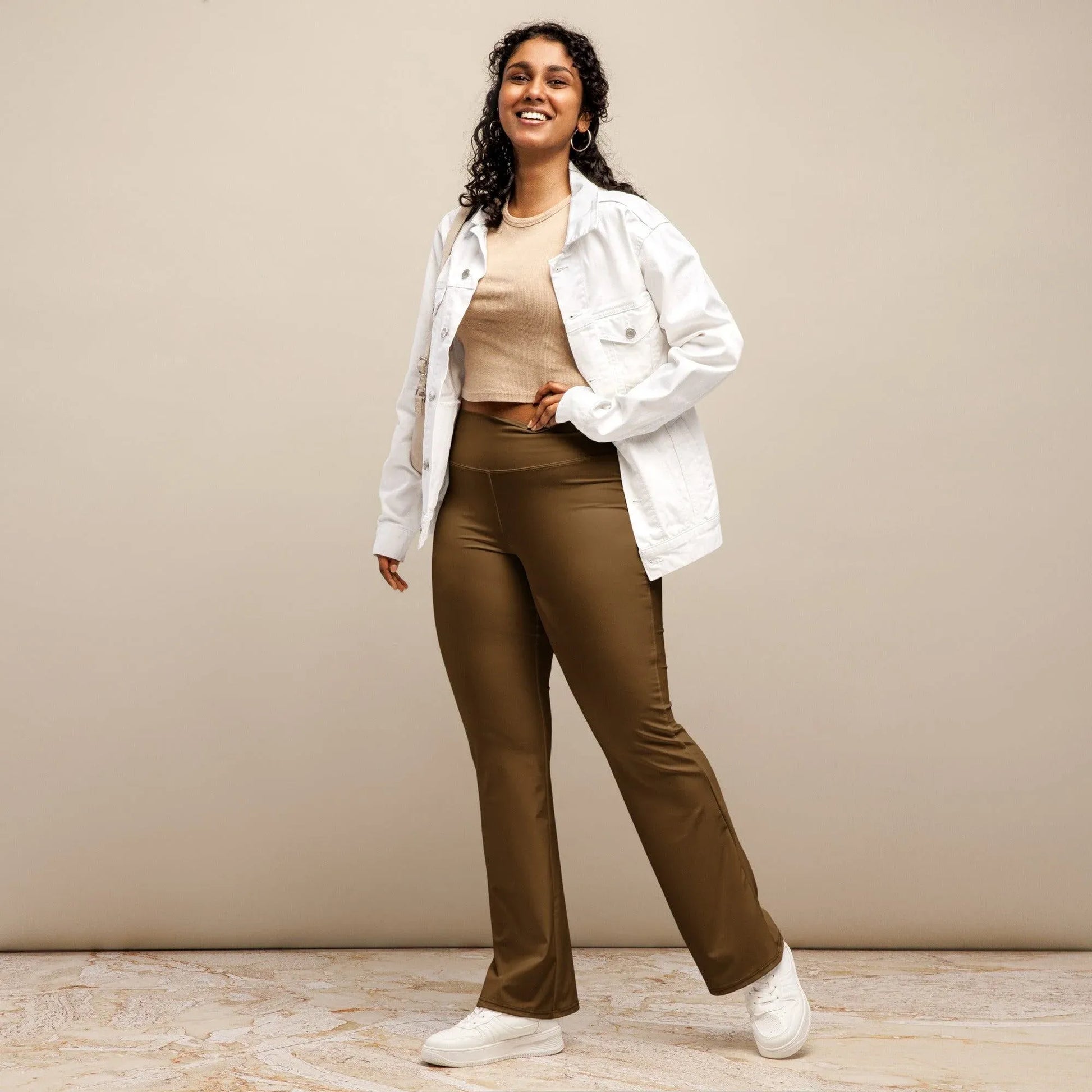braune-high-waist-flare-leggings-flare-leggings-jlr-design-3 - JLR Design