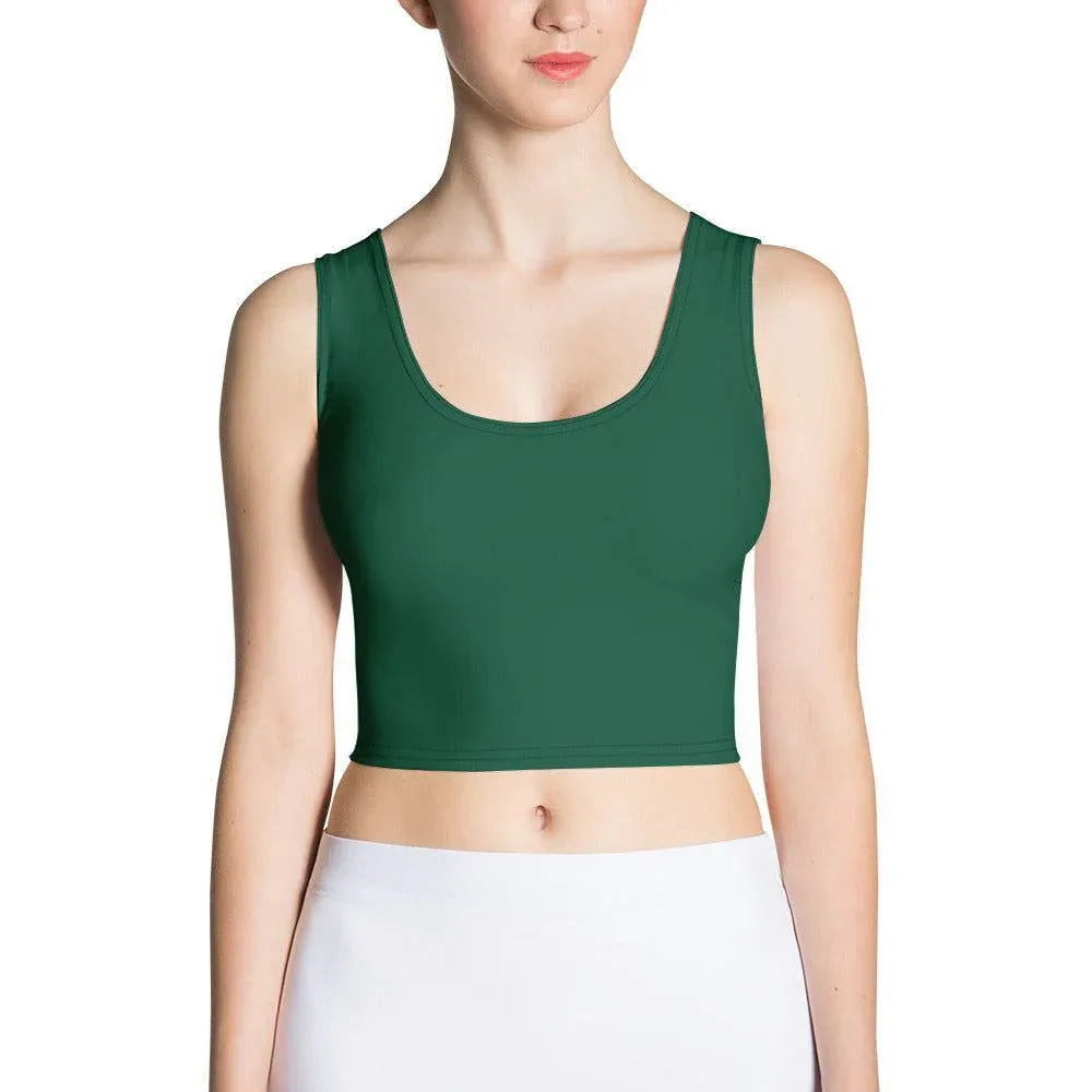 british-racing-green-damen-crop-top-crop-top-jlr-design-1 - JLR Design
