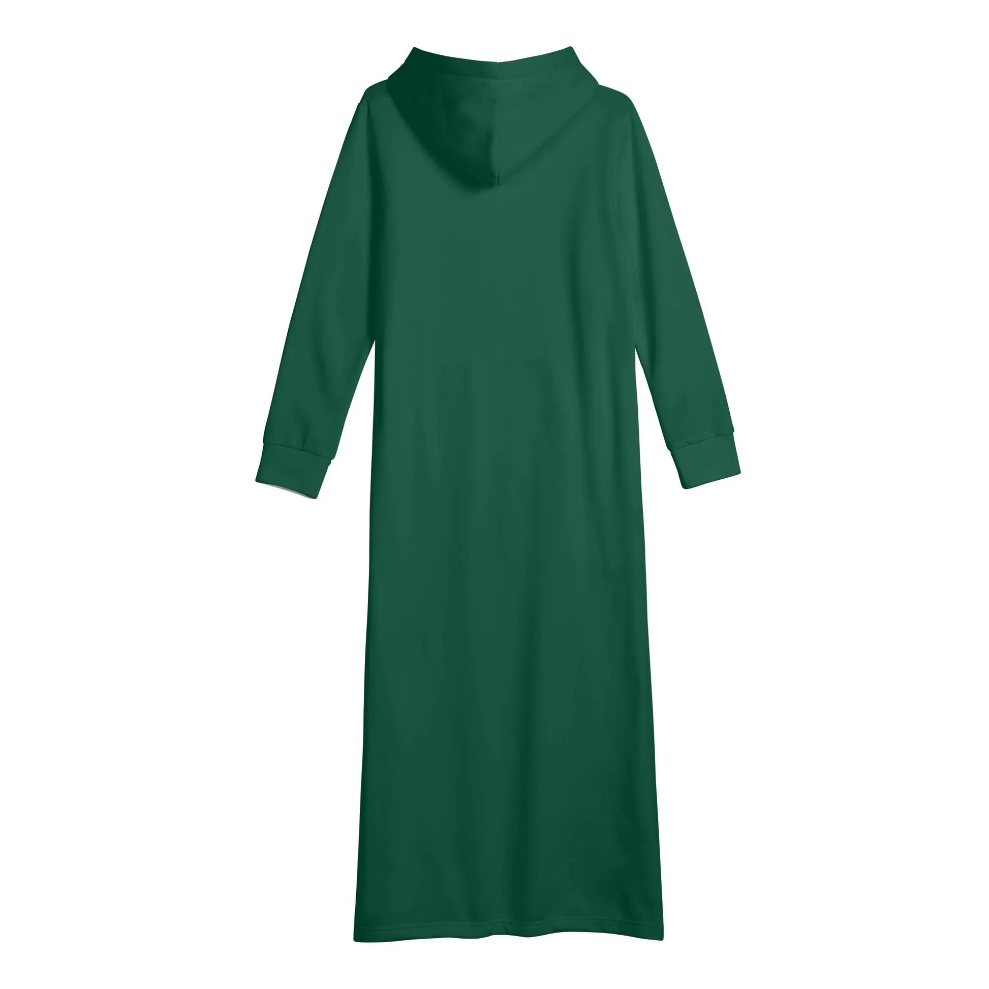 british-racing-green-damen-maxi-hoodiekleid-knochellanges-kapuzenkleid-aus-weich-angerautem-fleece-hoodiekleid-jlr-design-5 - JLR Design
