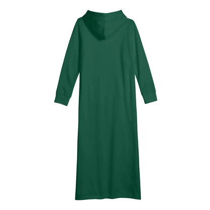 british-racing-green-damen-maxi-hoodiekleid-knochellanges-kapuzenkleid-aus-weich-angerautem-fleece-hoodiekleid-jlr-design-5 - JLR Design
