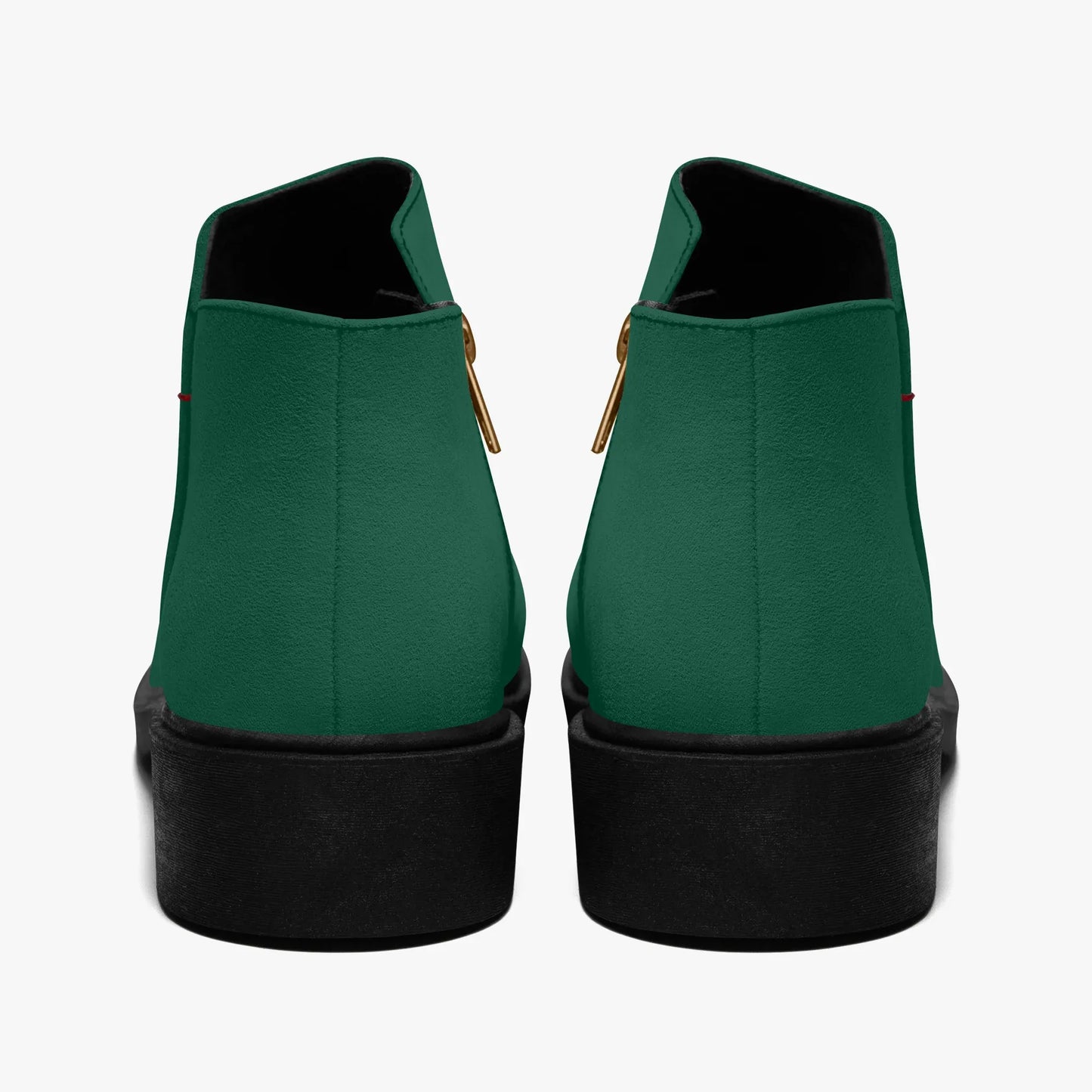 british-racing-green-elegante-reissverschluss-stiefeletten-stiefeletten-jlr-design-2 - JLR Design